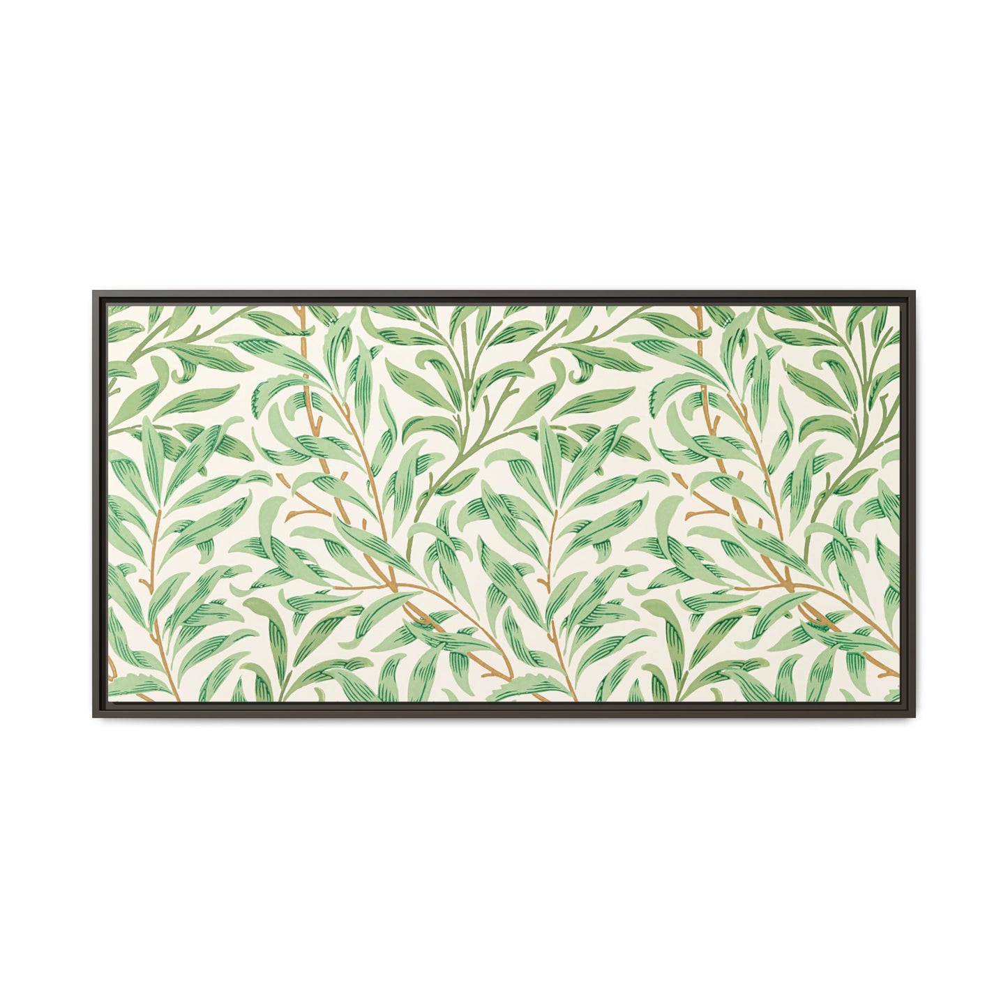 Willow Boughs Framed Matte Canvas Art - Multiple Frame Color & Size Options