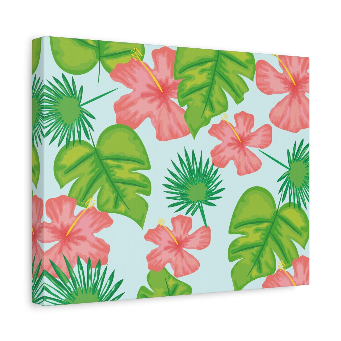 Tropical Island Canvas Art Print - Multiple Sizing Options