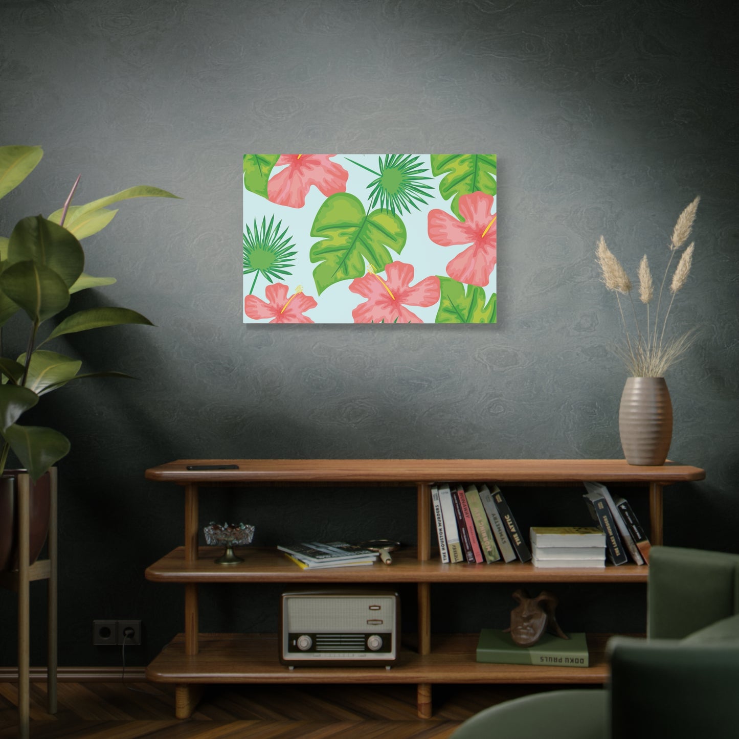Tropical Island Canvas Art Print - Multiple Sizing Options