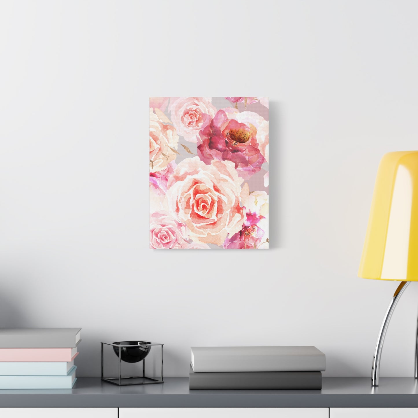 Bohemian Rose Canvas Art Print - Multiple Sizing Options