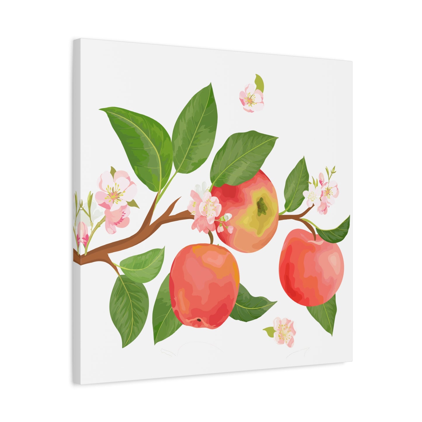 Apple Harvest Canvas Art Print - Multiple Sizing Options