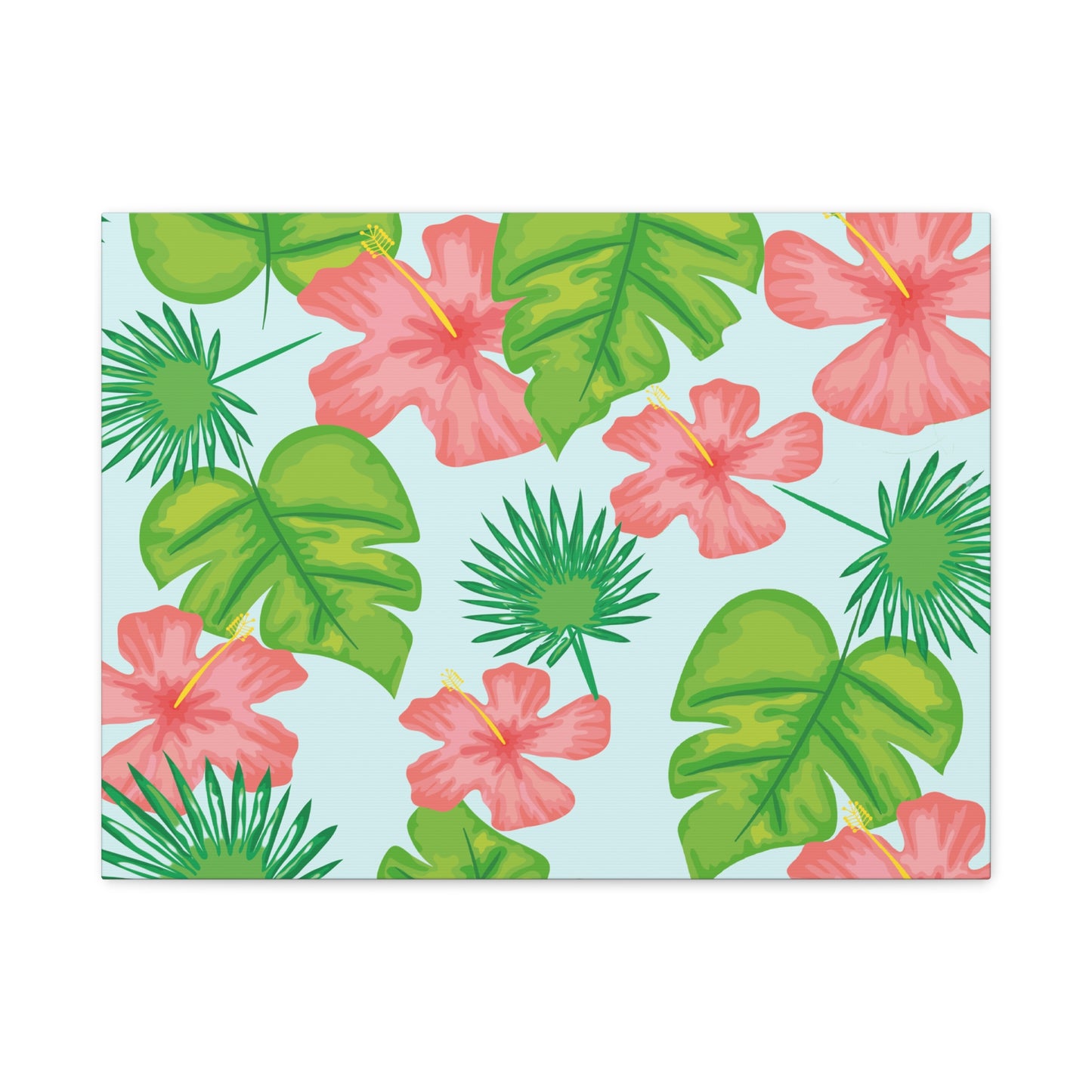 Tropical Island Canvas Art Print - Multiple Sizing Options