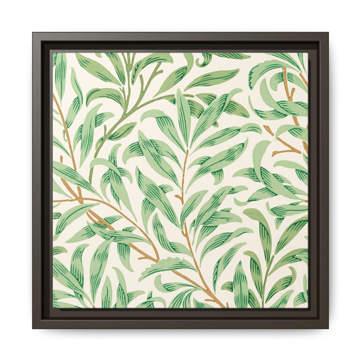Willow Boughs Framed Matte Canvas Art - Multiple Frame Color & Size Options