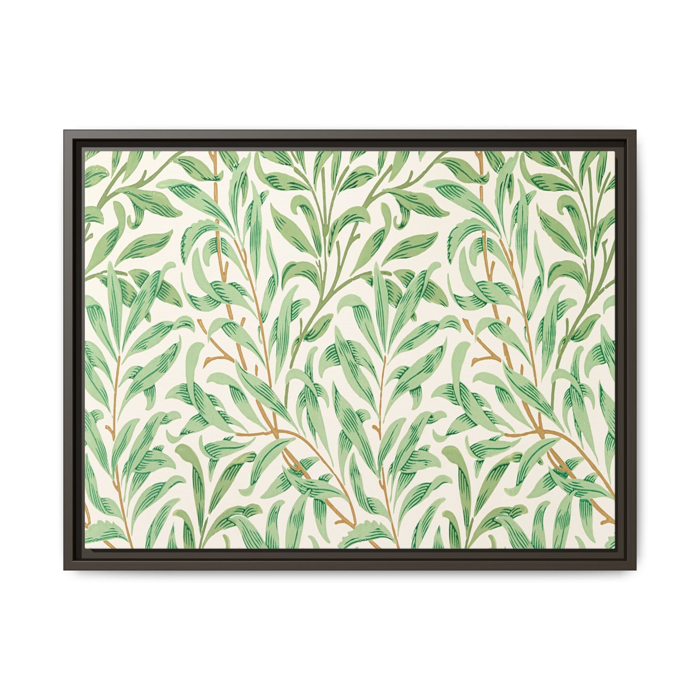 Willow Boughs Framed Matte Canvas Art - Multiple Frame Color & Size Options