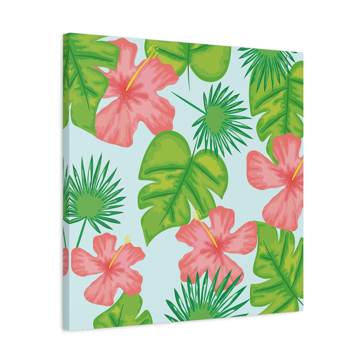 Tropical Island Canvas Art Print - Multiple Sizing Options