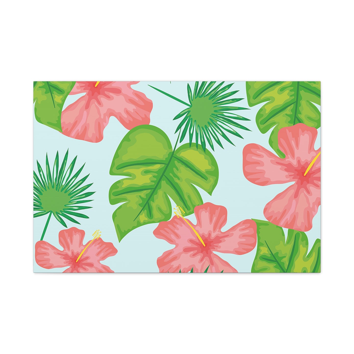 Tropical Island Canvas Art Print - Multiple Sizing Options