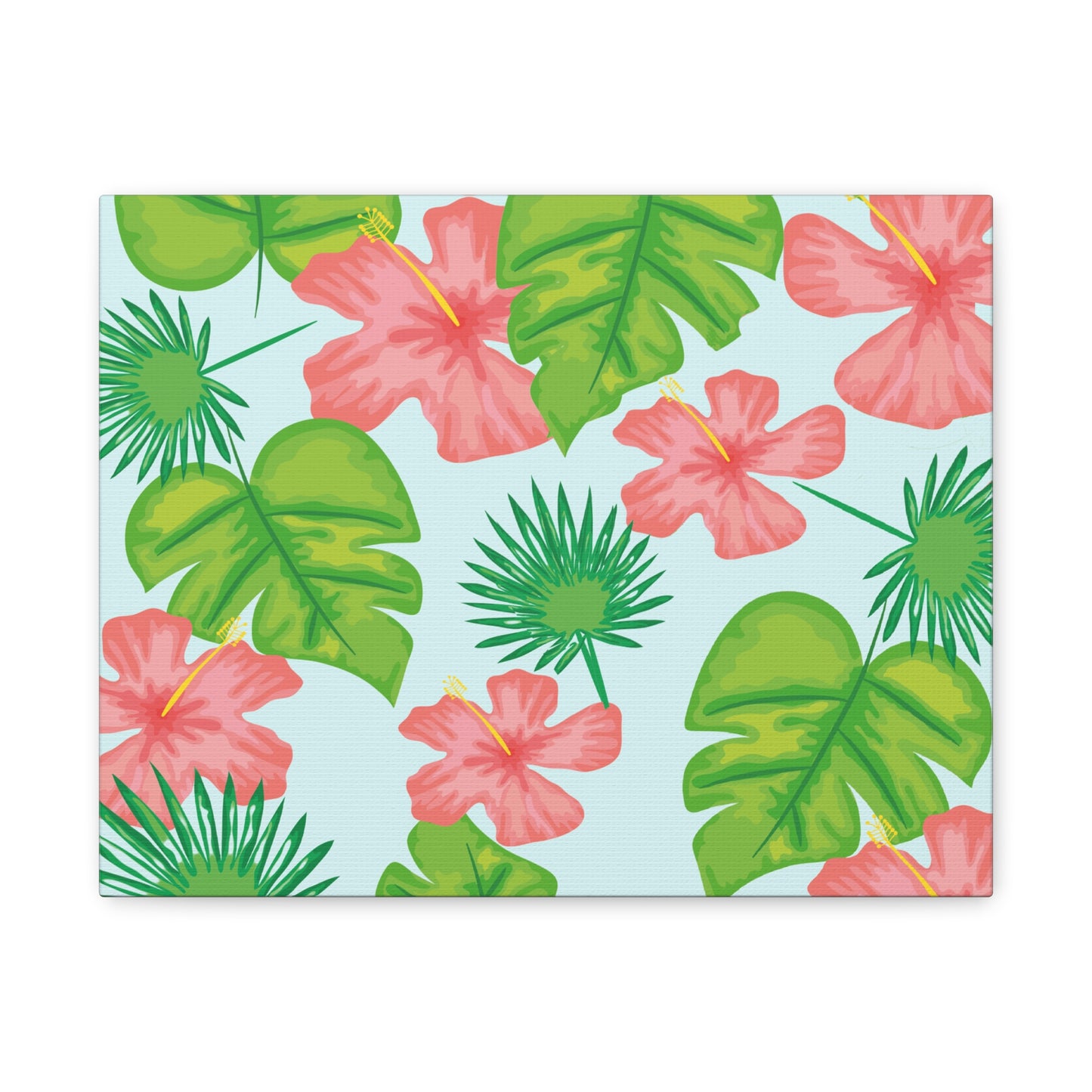 Tropical Island Canvas Art Print - Multiple Sizing Options