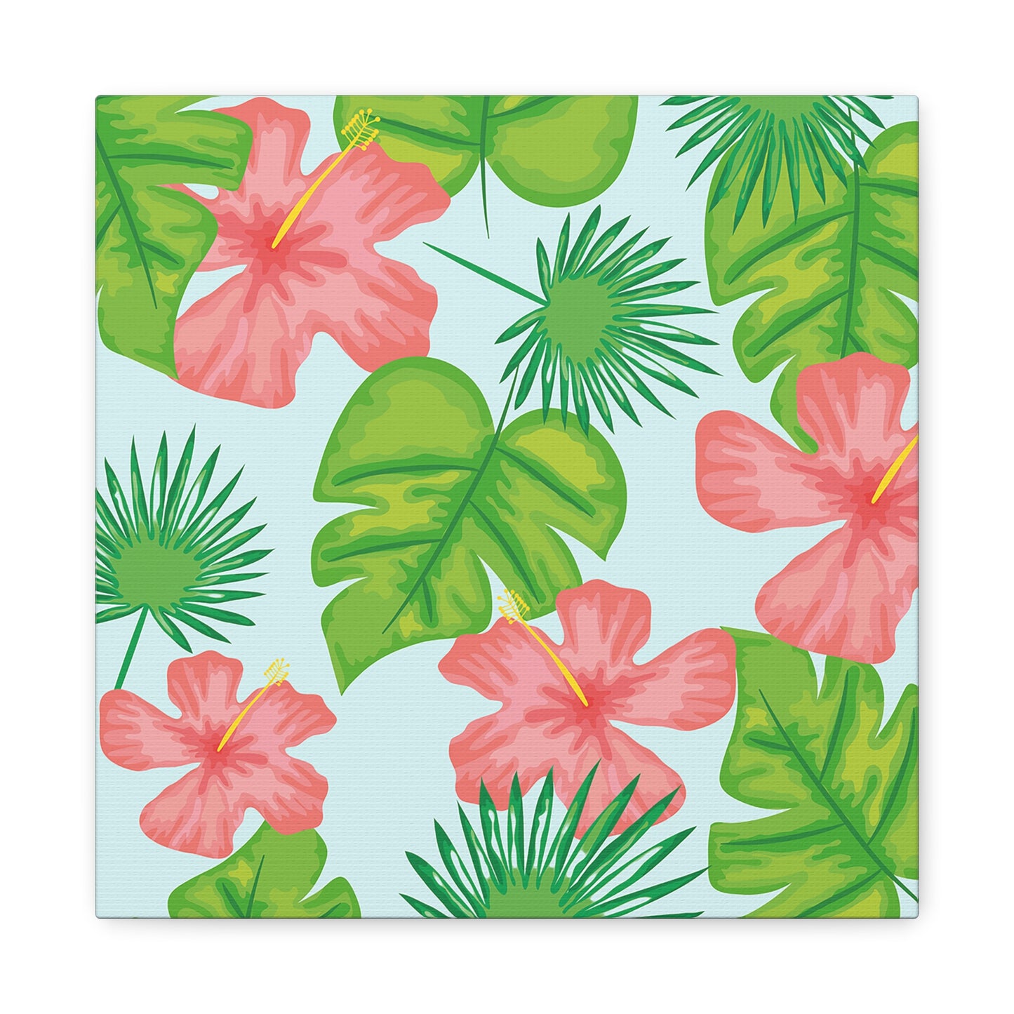 Tropical Island Canvas Art Print - Multiple Sizing Options