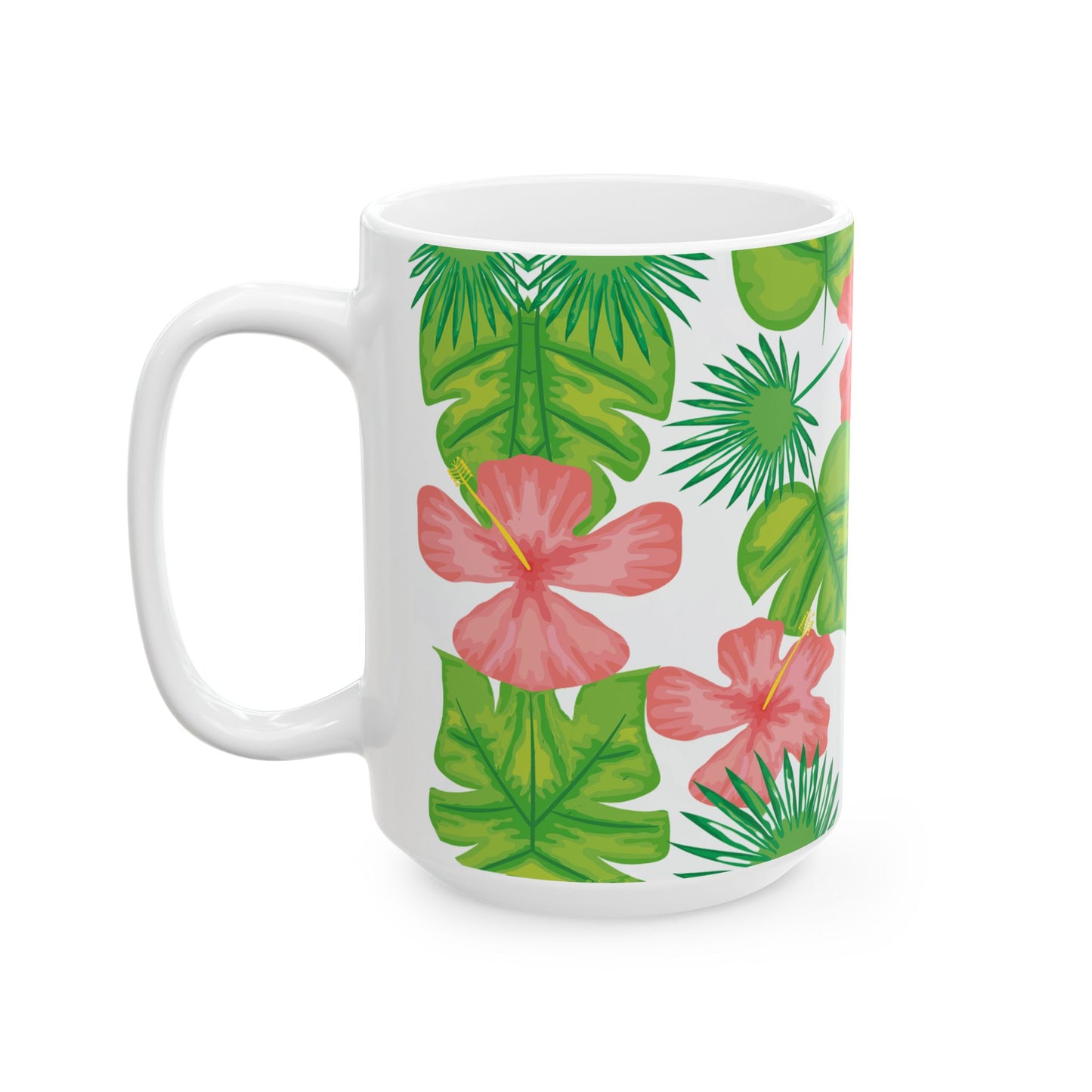 Tropical Island Ceramic Mug - 11 oz. & 15 oz. options
