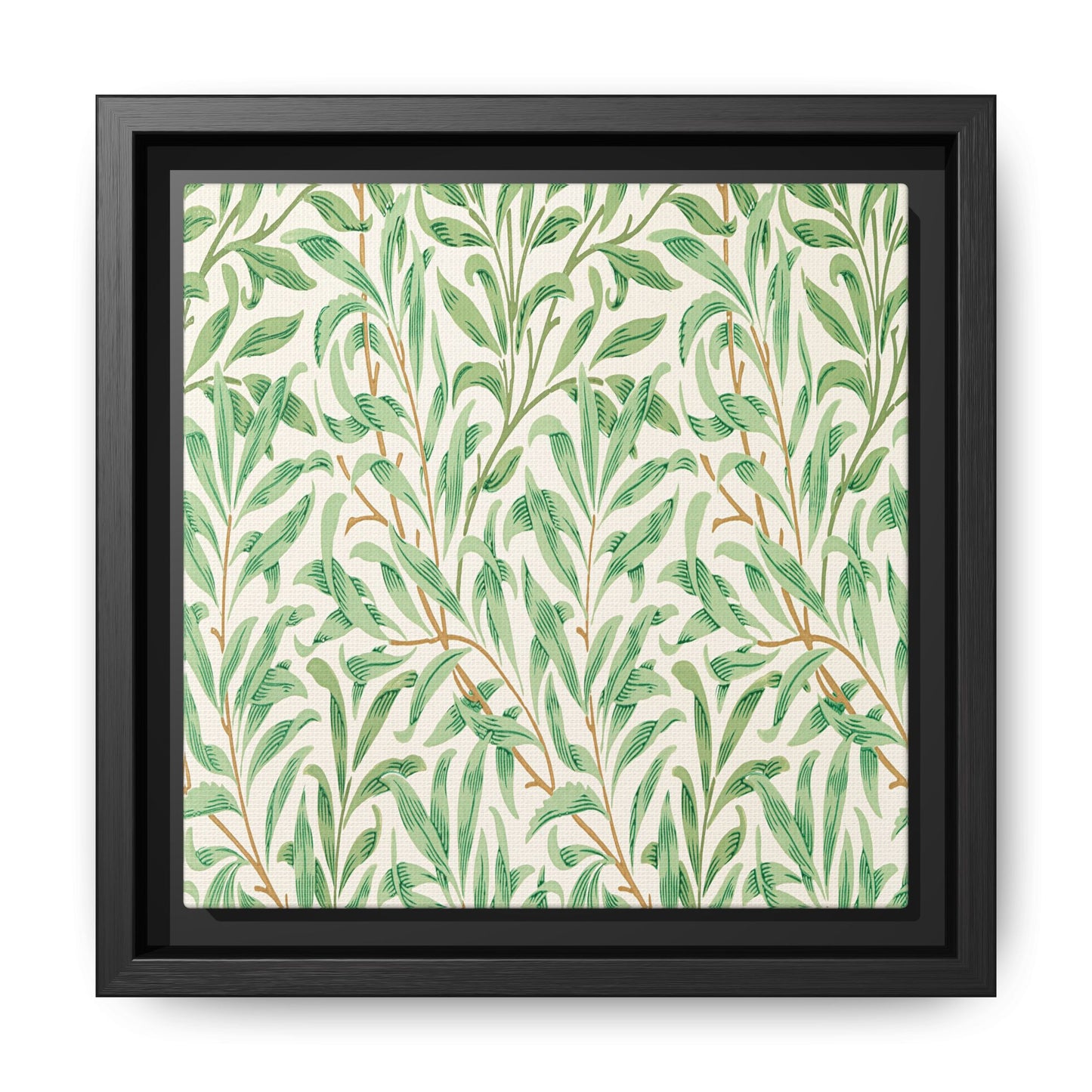 Willow Boughs Framed Matte Canvas Art - Multiple Frame Color & Size Options