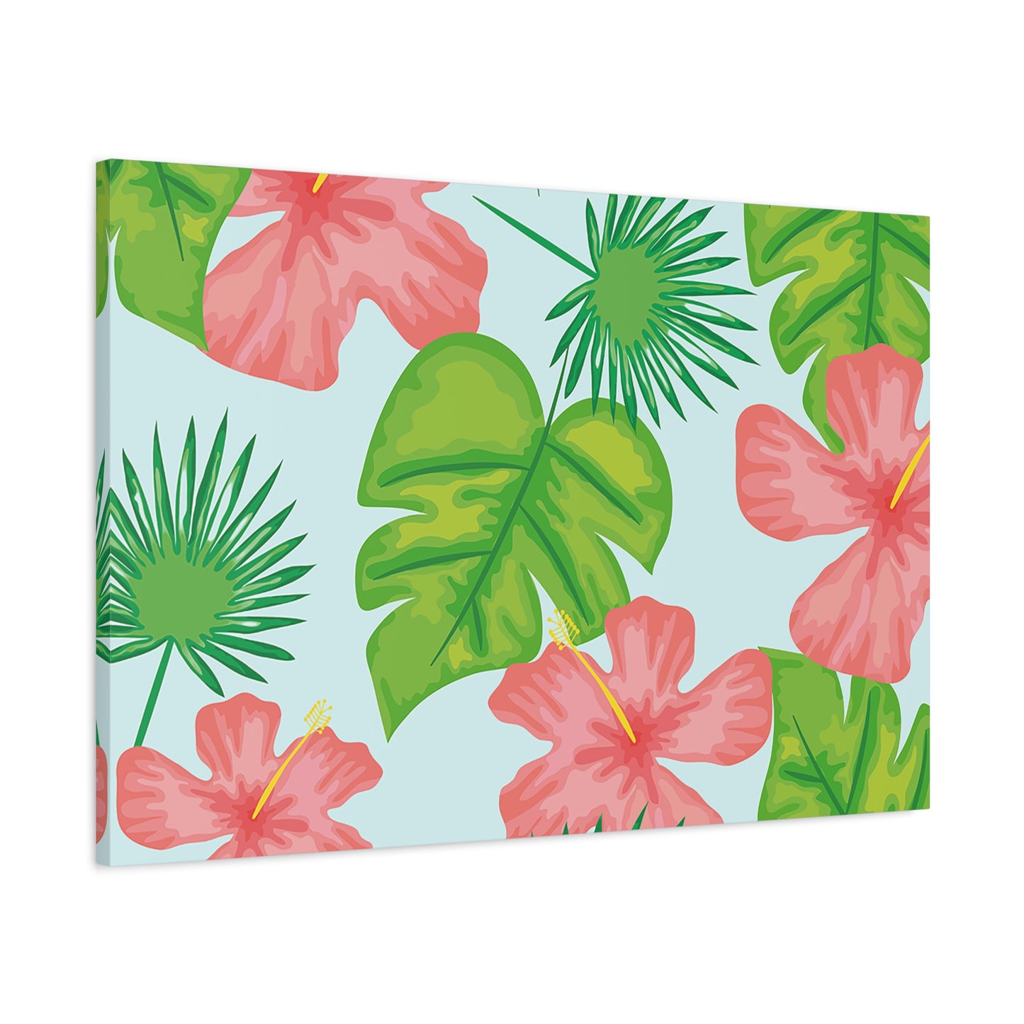 Tropical Island Canvas Art Print - Multiple Sizing Options