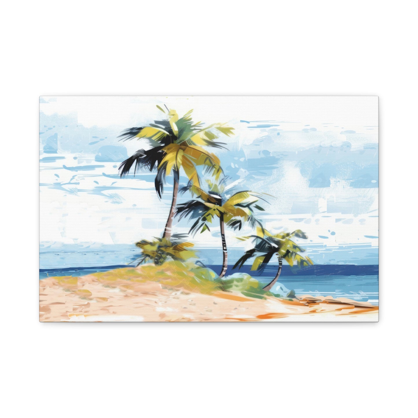 Tropical Retreat Canvas Art Print - Multiple Sizing Options