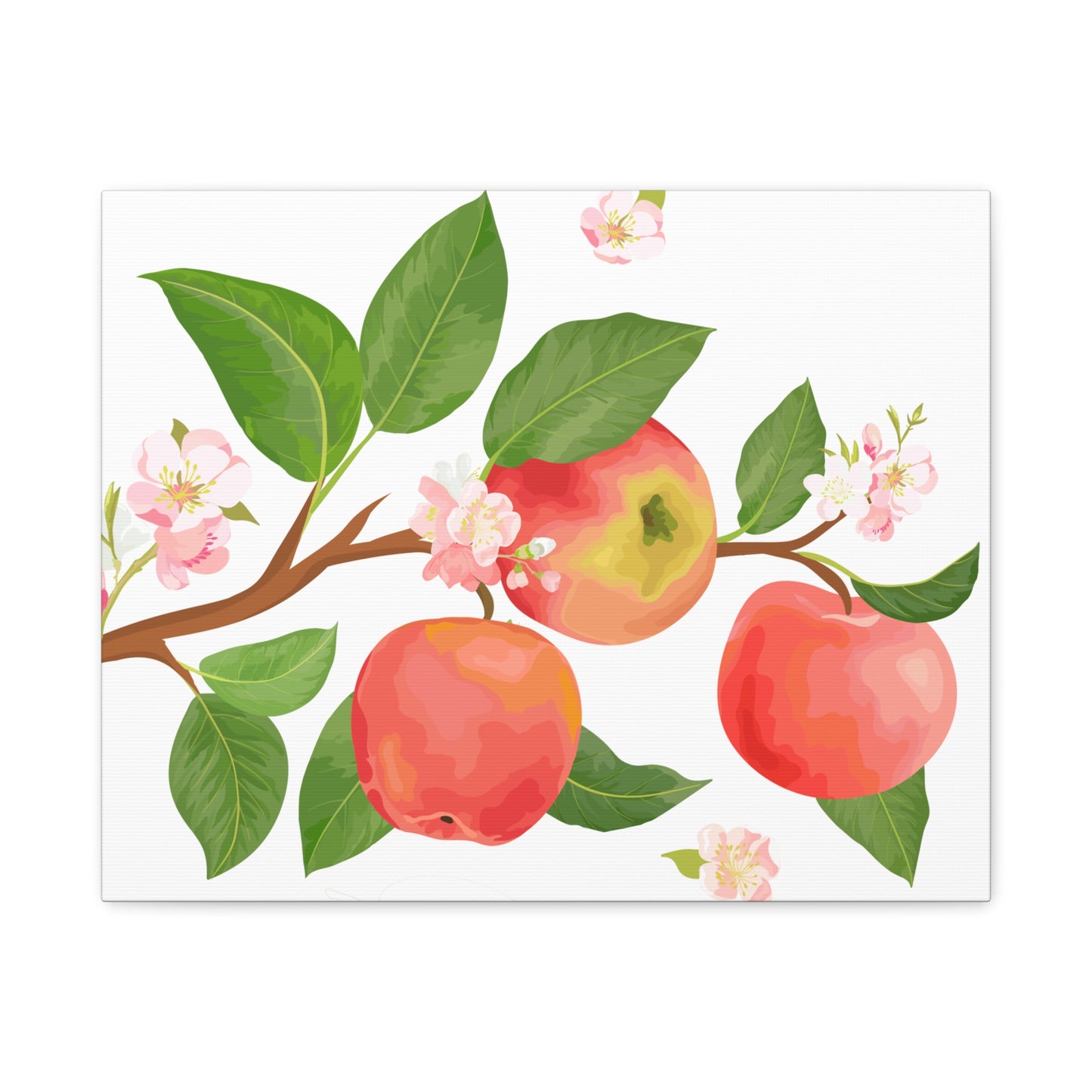 Apple Harvest Canvas Art Print - Multiple Sizing Options