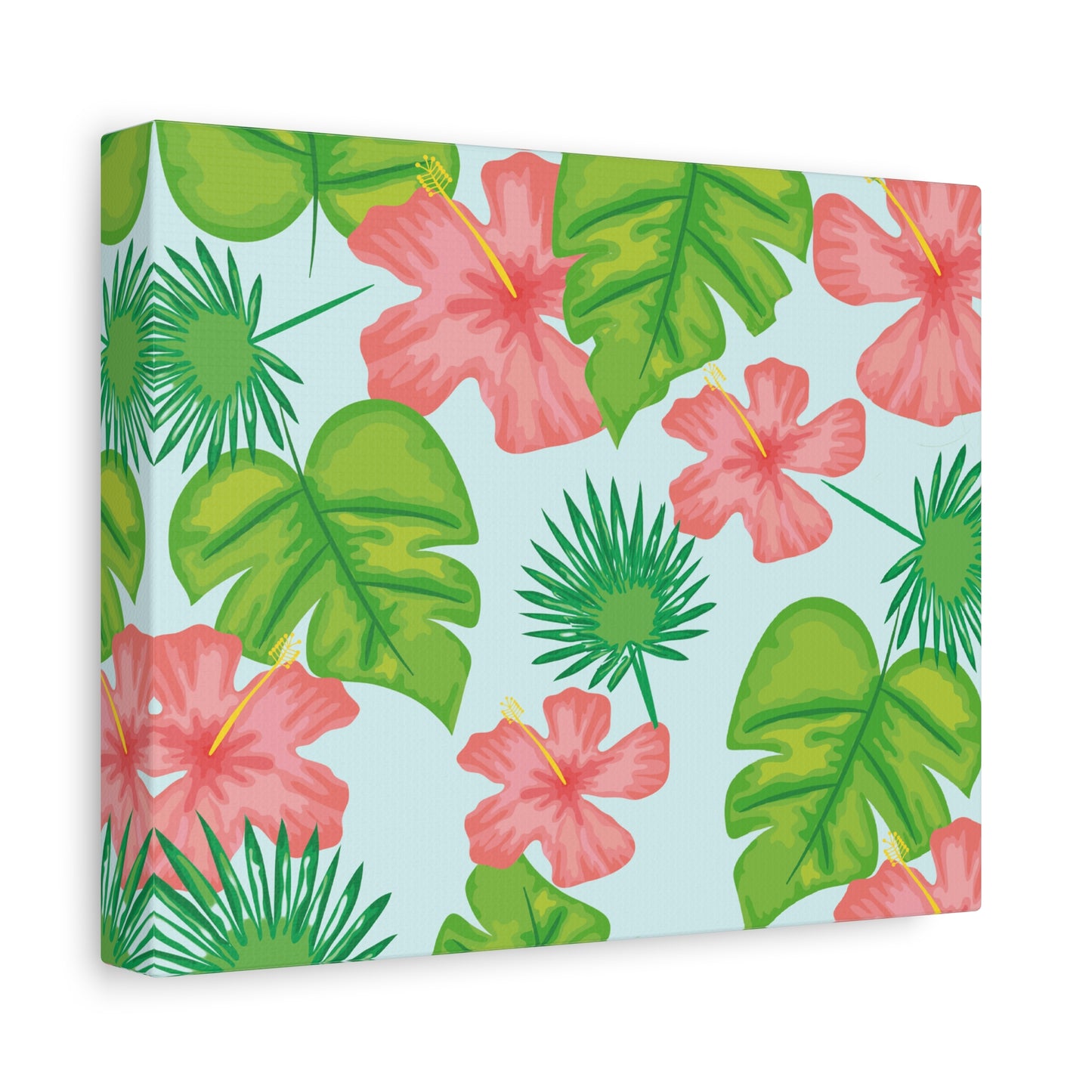 Tropical Island Canvas Art Print - Multiple Sizing Options