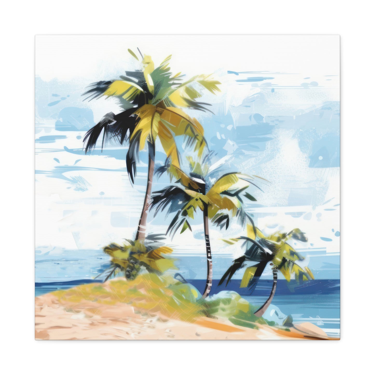 Tropical Retreat Canvas Art Print - Multiple Sizing Options