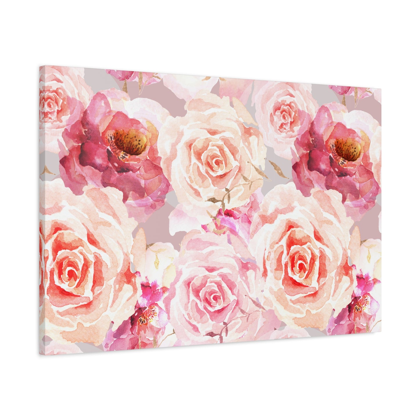 Bohemian Rose Canvas Art Print - Multiple Sizing Options