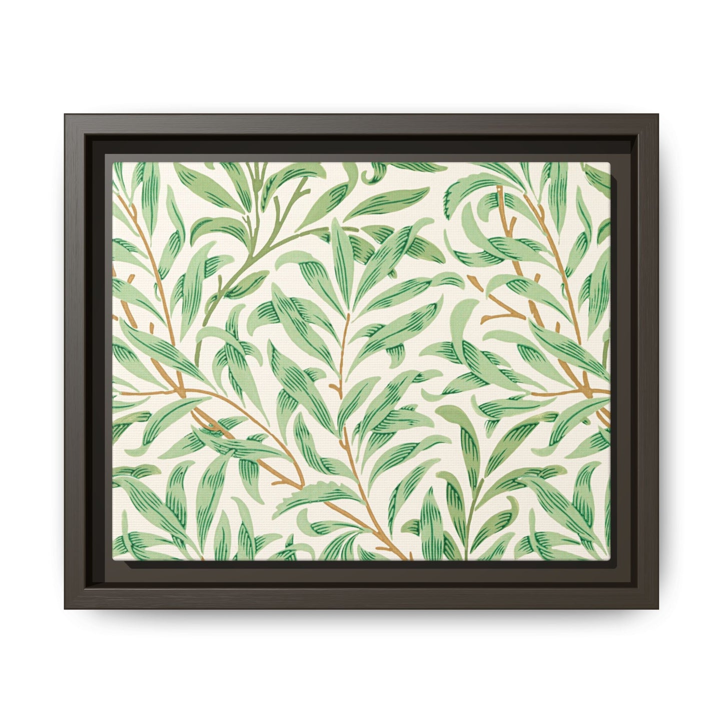 Willow Boughs Framed Matte Canvas Art - Multiple Frame Color & Size Options