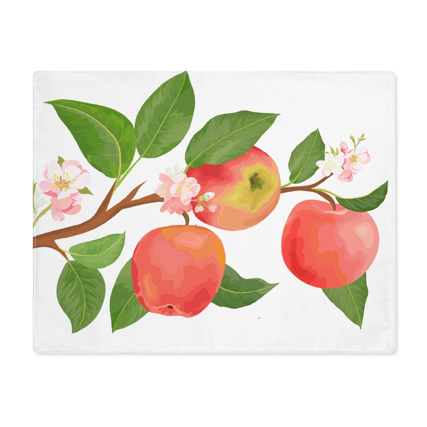 Apple Harvest Placemats - 18" × 14" Cotton Twill - 1 count