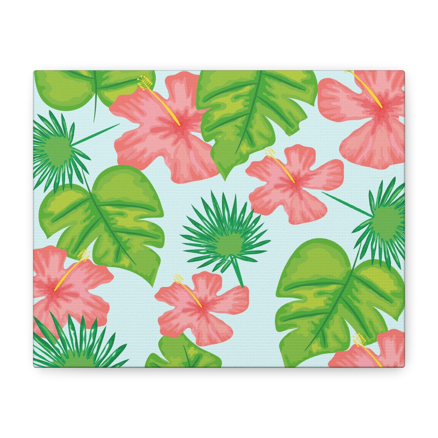 Tropical Island Canvas Art Print - Multiple Sizing Options