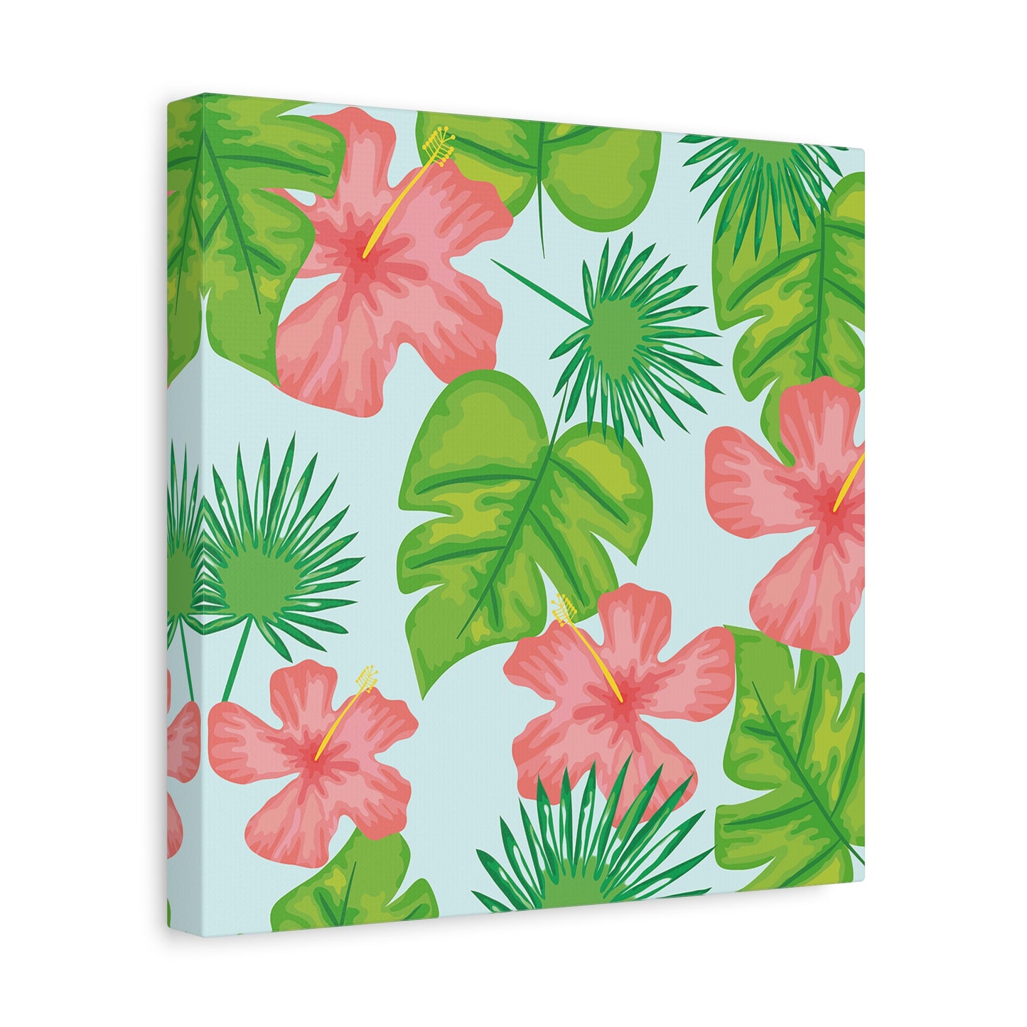 Tropical Island Canvas Art Print - Multiple Sizing Options