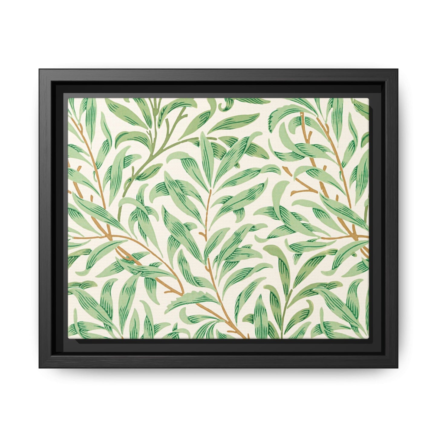 Willow Boughs Framed Matte Canvas Art - Multiple Frame Color & Size Options