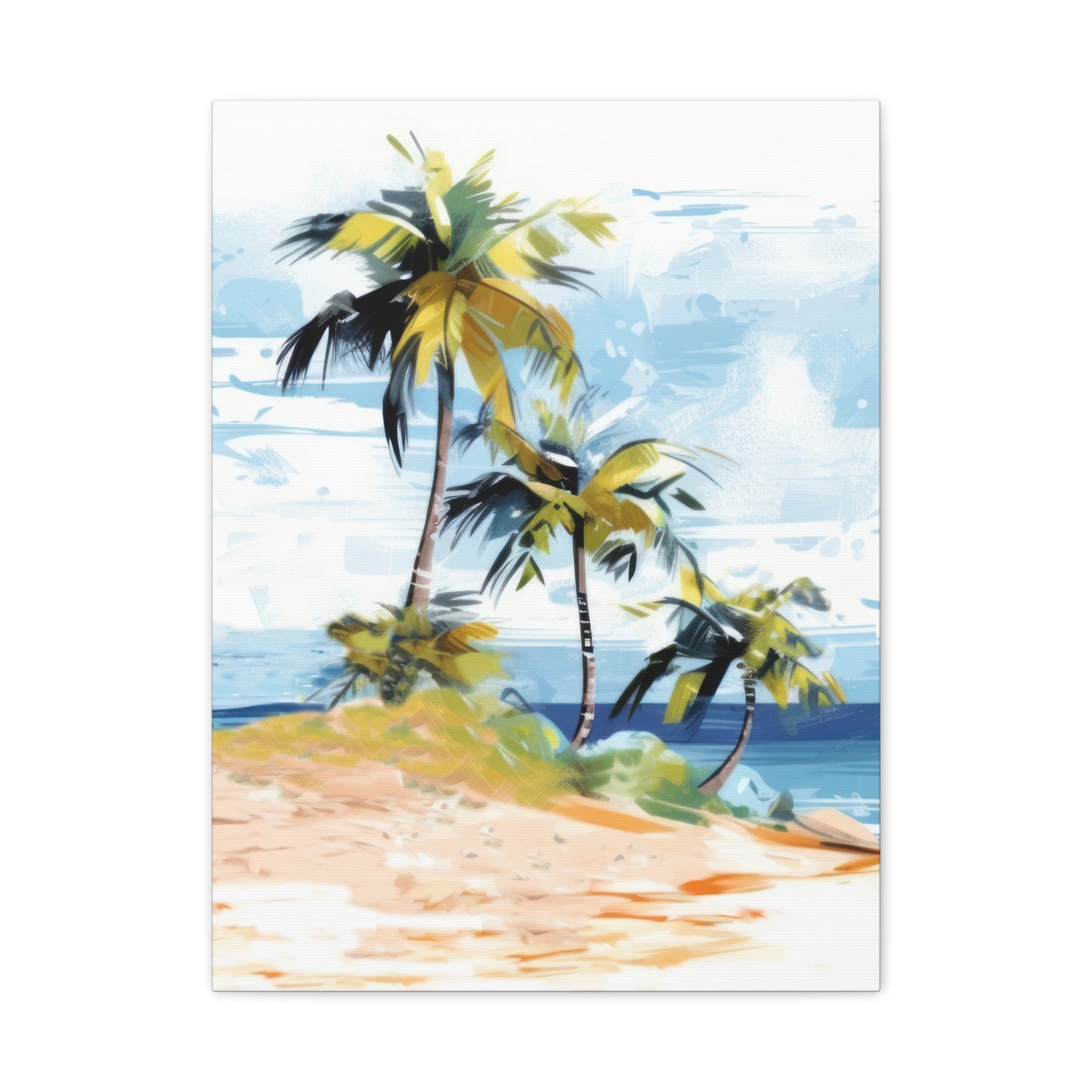 Tropical Retreat Canvas Art Print - Multiple Sizing Options