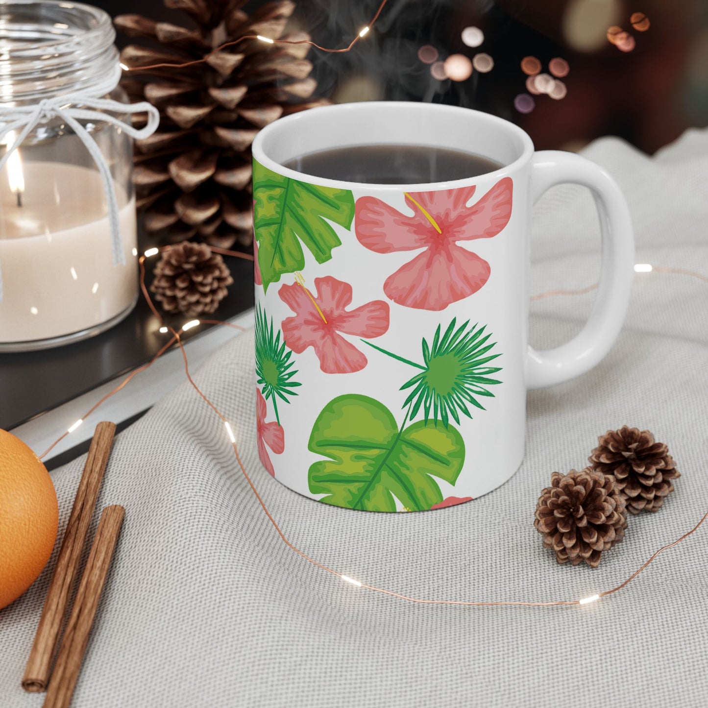 Tropical Island Ceramic Mug - 11 oz. & 15 oz. options