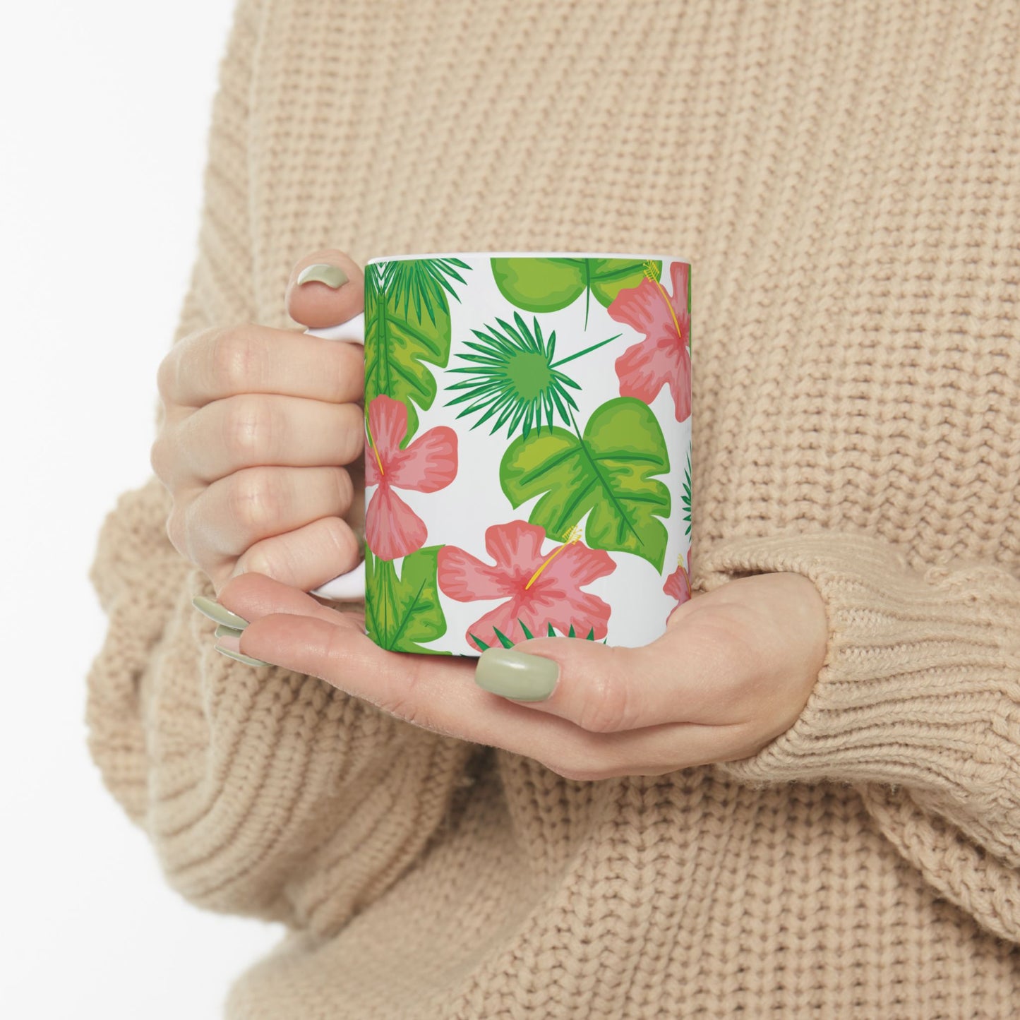 Tropical Island Ceramic Mug - 11 oz. & 15 oz. options