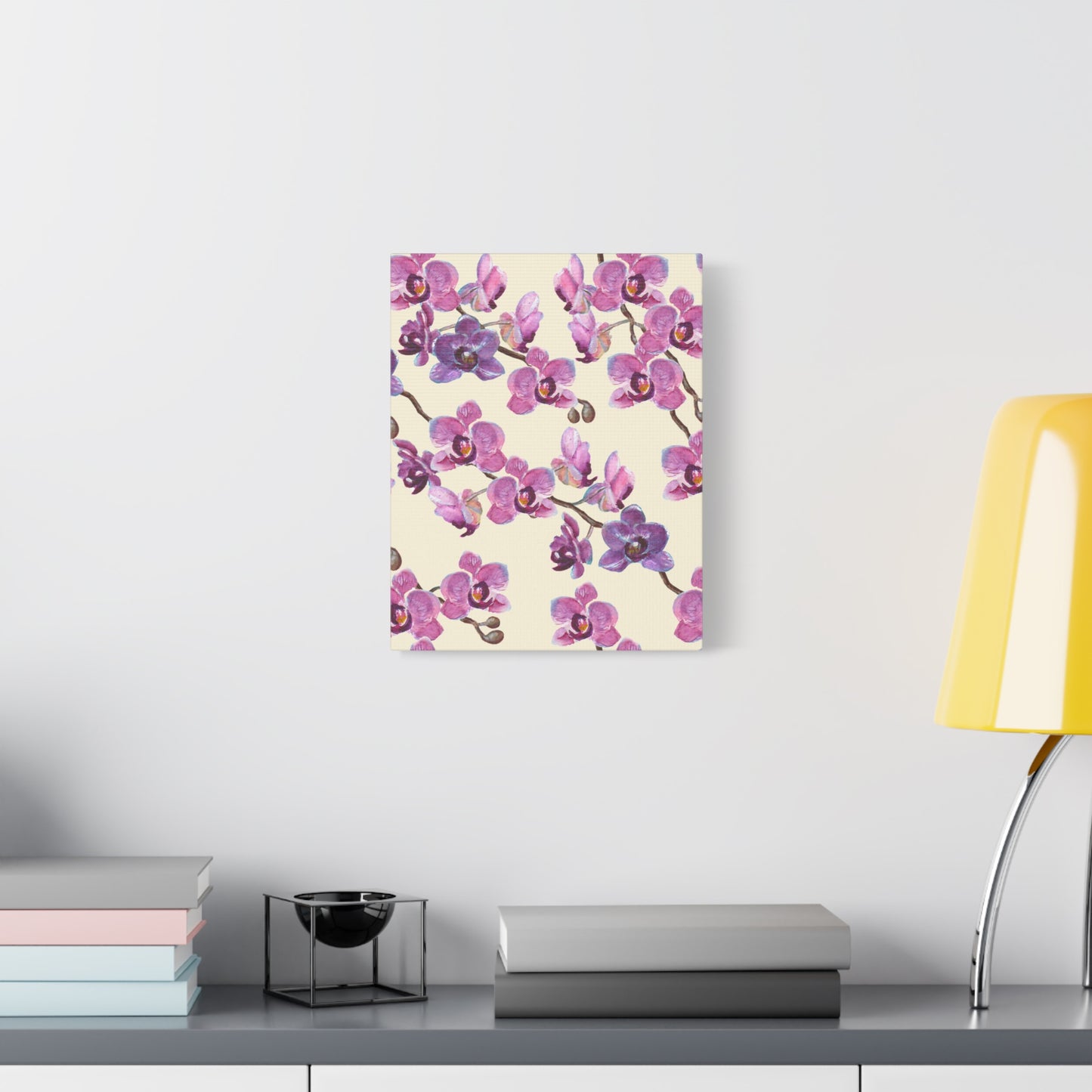 Vanilla Orchid Canvas Art Print - Multiple Sizing Options