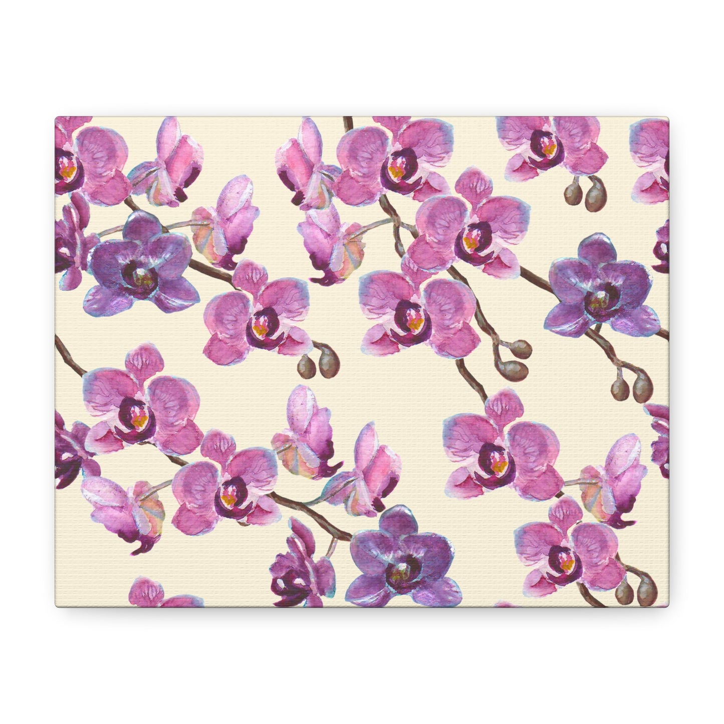 Vanilla Orchid Canvas Art Print - Multiple Sizing Options