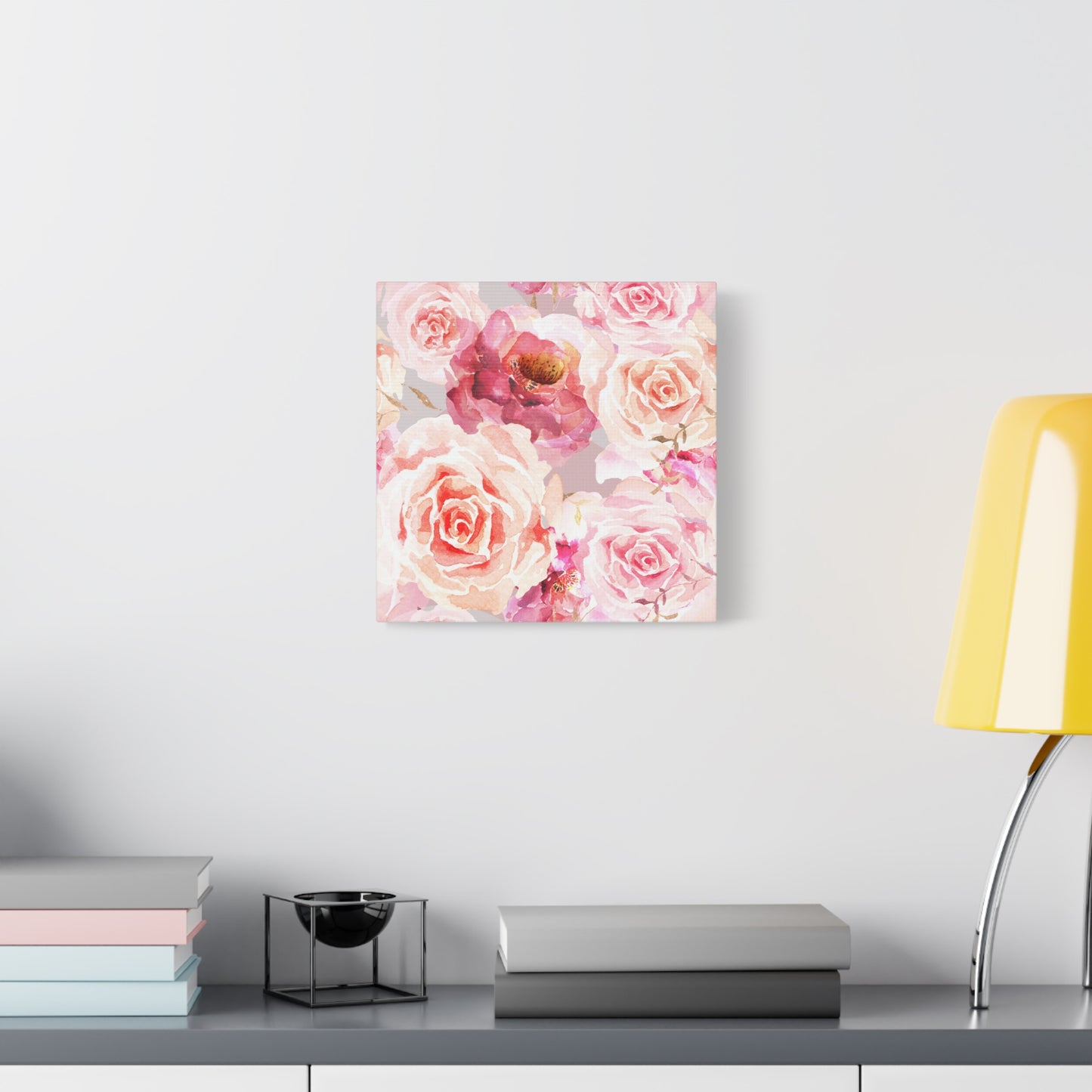 Bohemian Rose Canvas Art Print - Multiple Sizing Options