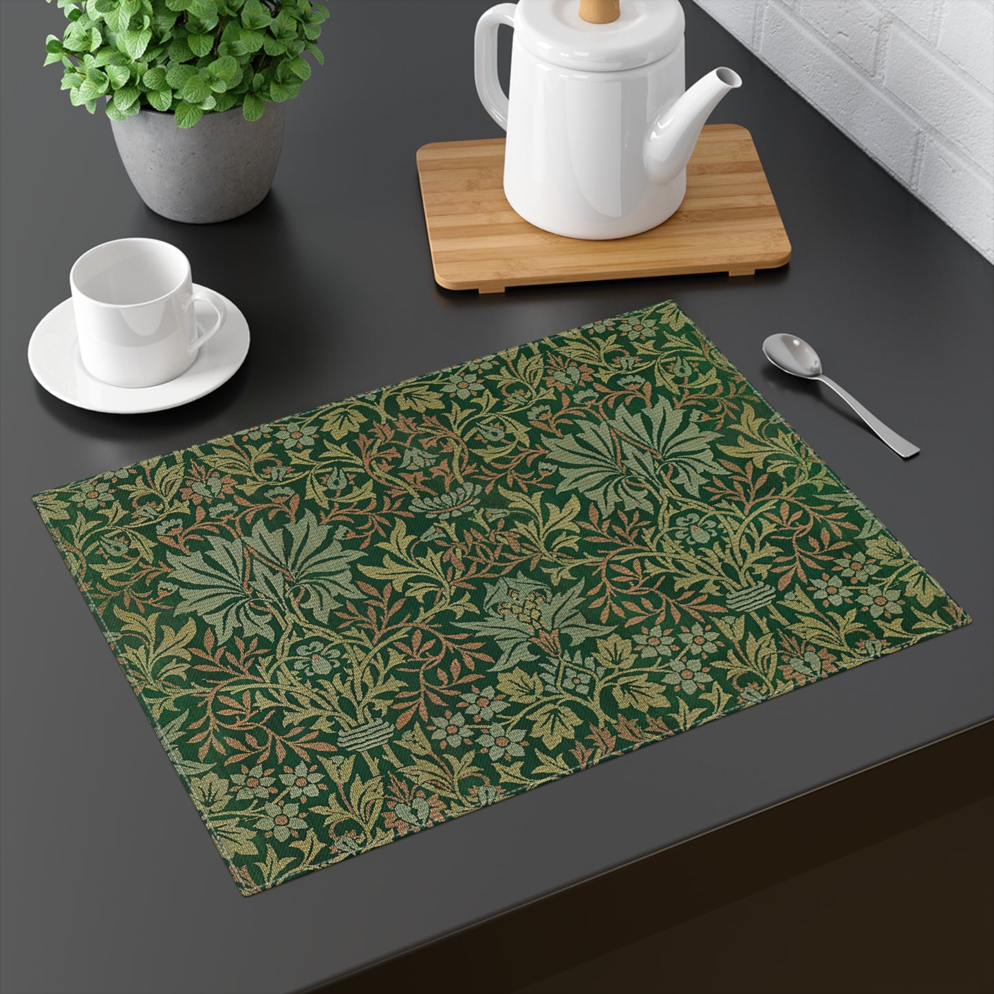 Flower Garden Placemat - 18" × 14" Cotton Twill - 1 count