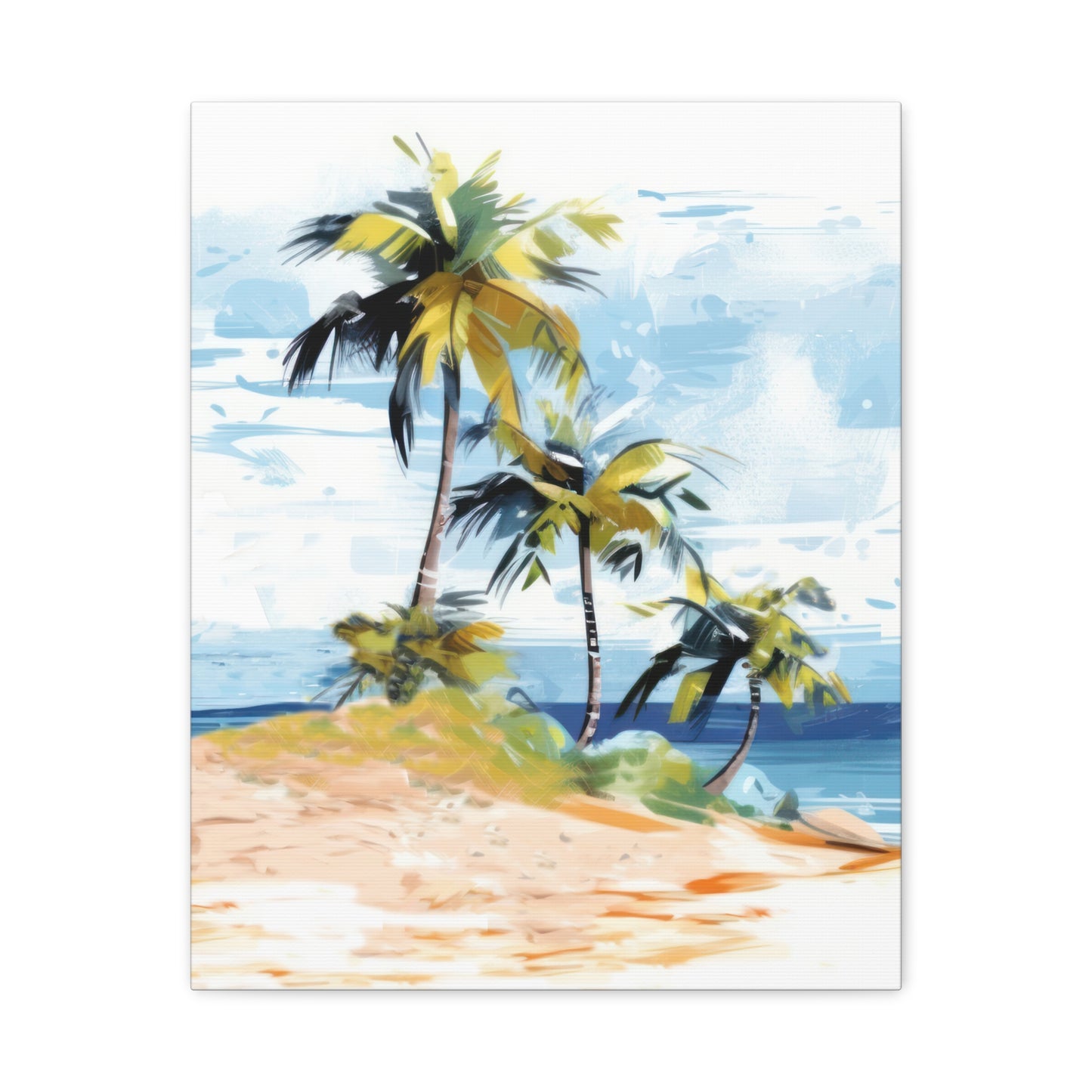 Tropical Retreat Canvas Art Print - Multiple Sizing Options