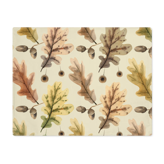 Oak Leaves Placemat - 18" × 14" Cotton Twill - 1 count - Thanksgiving / Fall Placemats