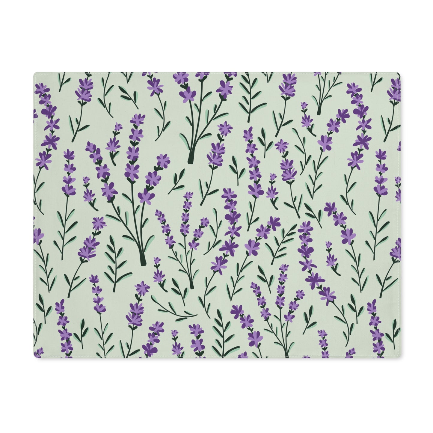 Lavender Sage Placemat - 18" × 14" Cotton Twill - 1 count