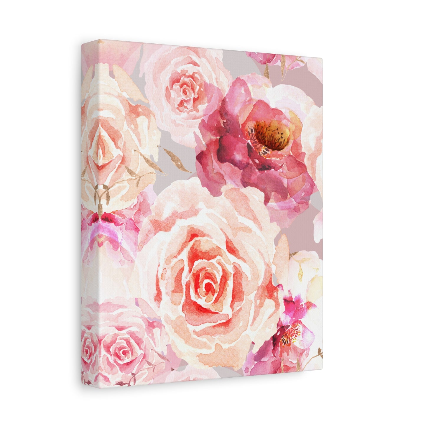 Bohemian Rose Canvas Art Print - Multiple Sizing Options