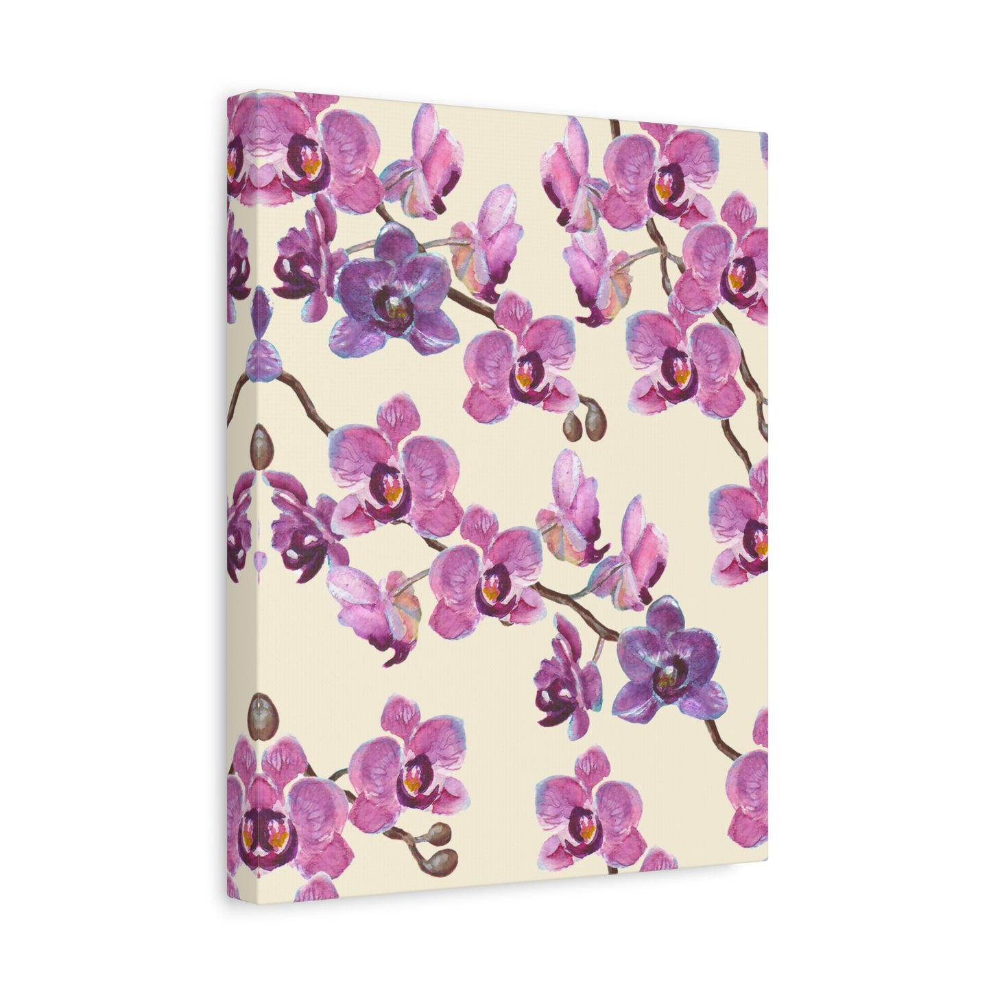 Vanilla Orchid Canvas Art Print - Multiple Sizing Options