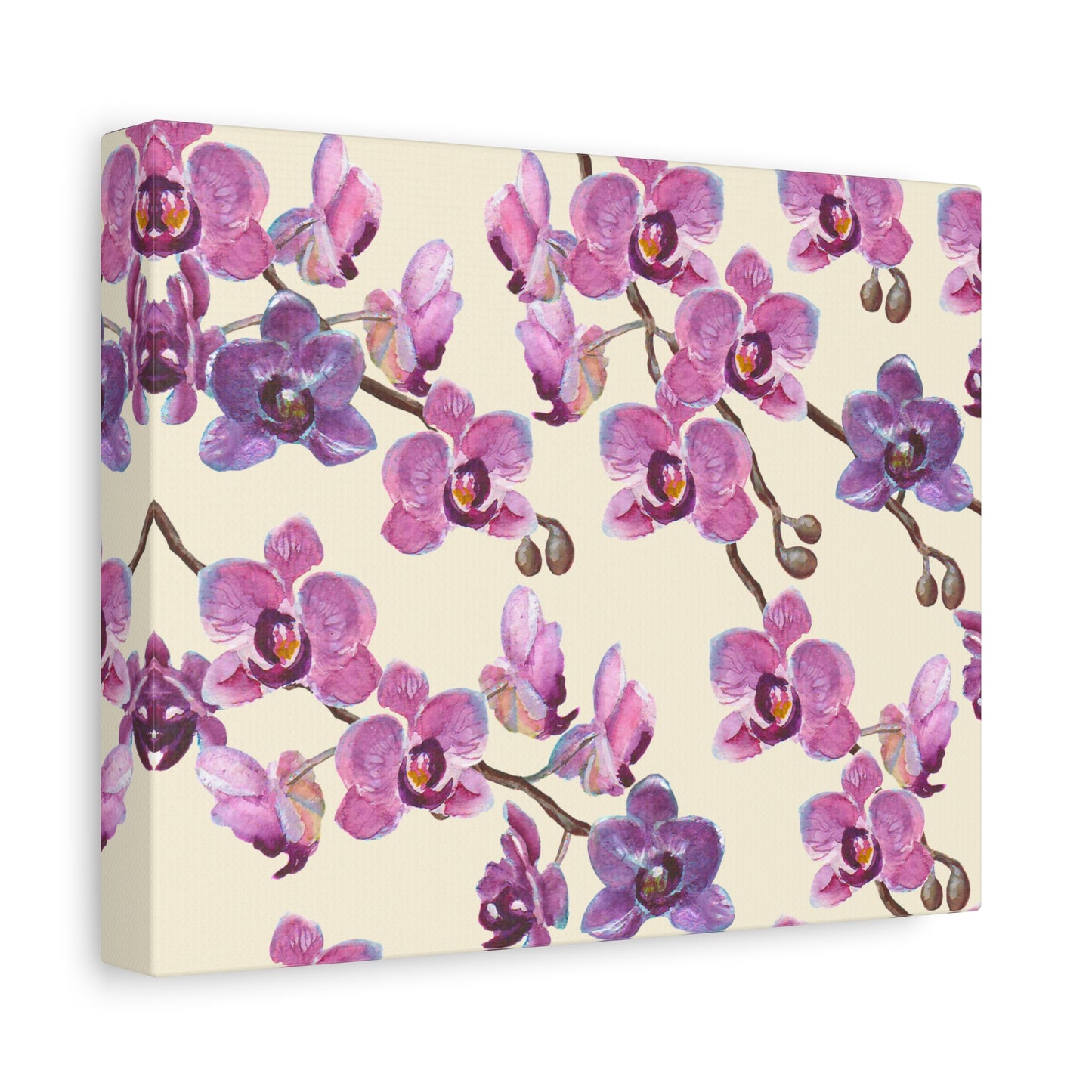 Vanilla Orchid Canvas Art Print - Multiple Sizing Options