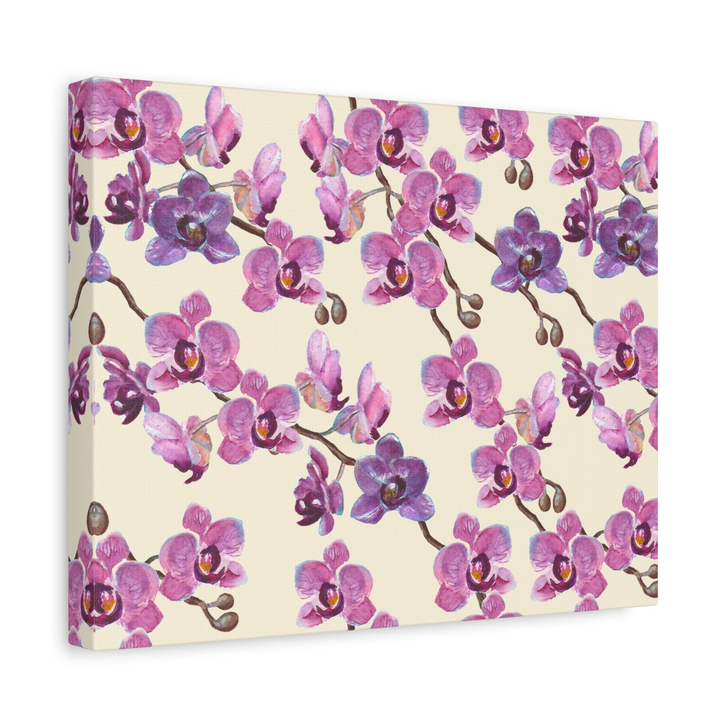 Vanilla Orchid Canvas Art Print - Multiple Sizing Options