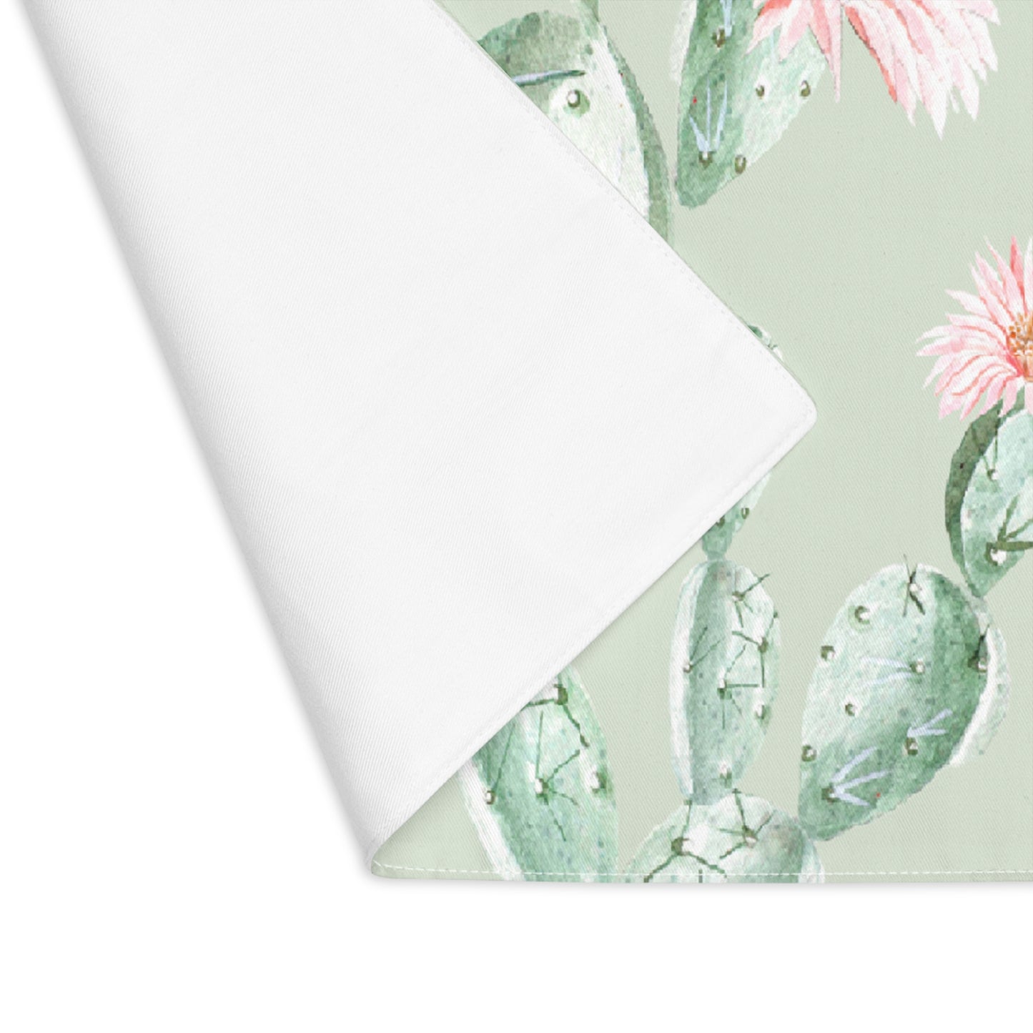 Cactus Flower Placemats - 18" × 14" Cotton Twill - 1 count
