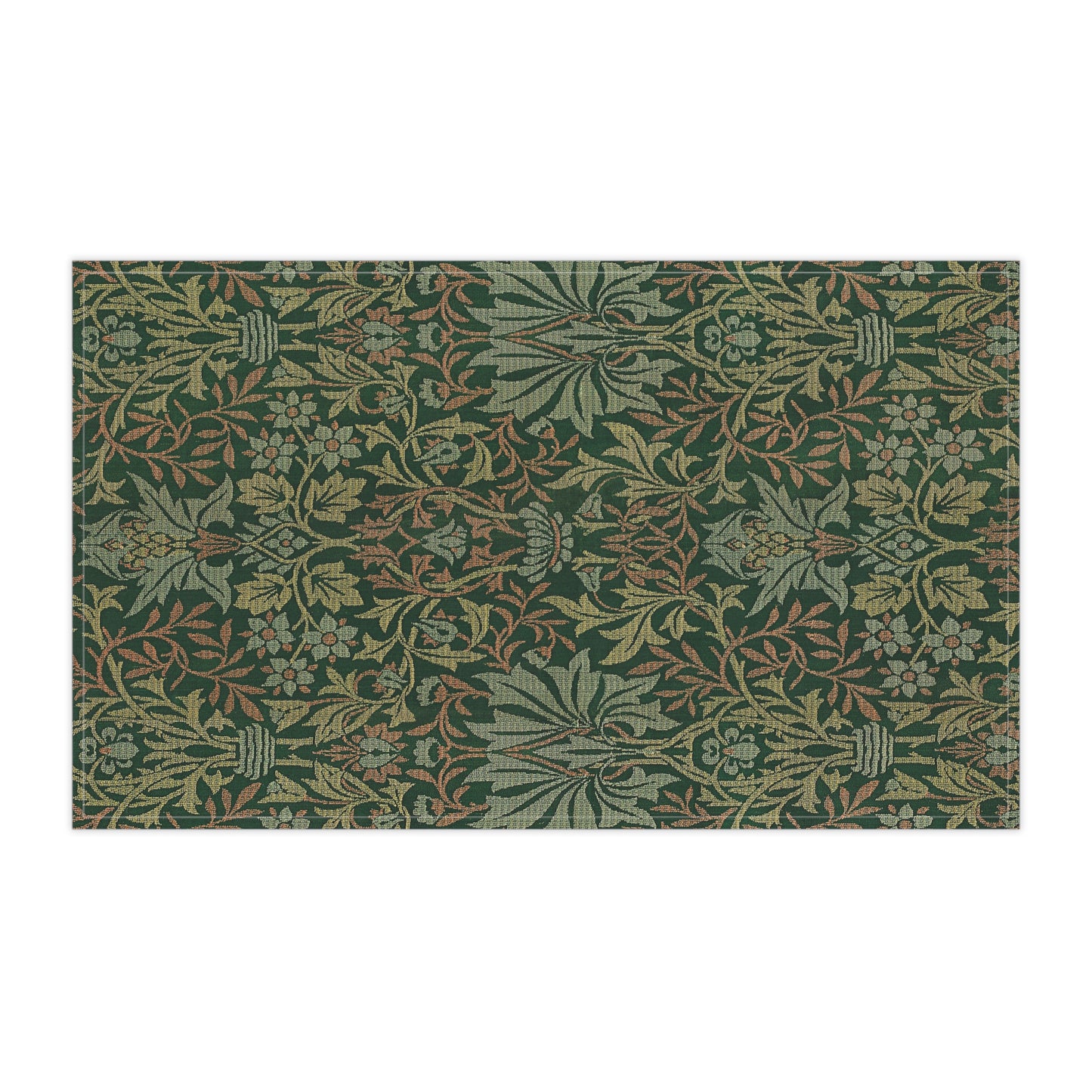 Flower Garden Printed Tea Towels - 100% Cotton Twill, 18" x 30"