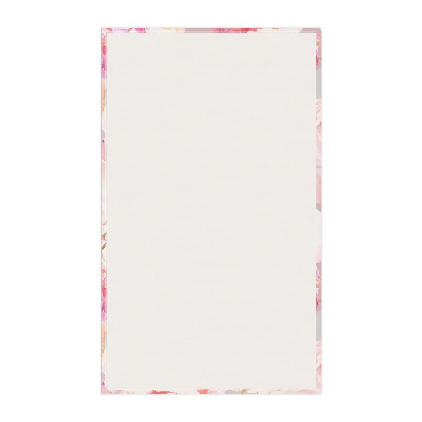 Bohemian Rose Printed Tea Towels - 100% Cotton Twill, 18" x 30"