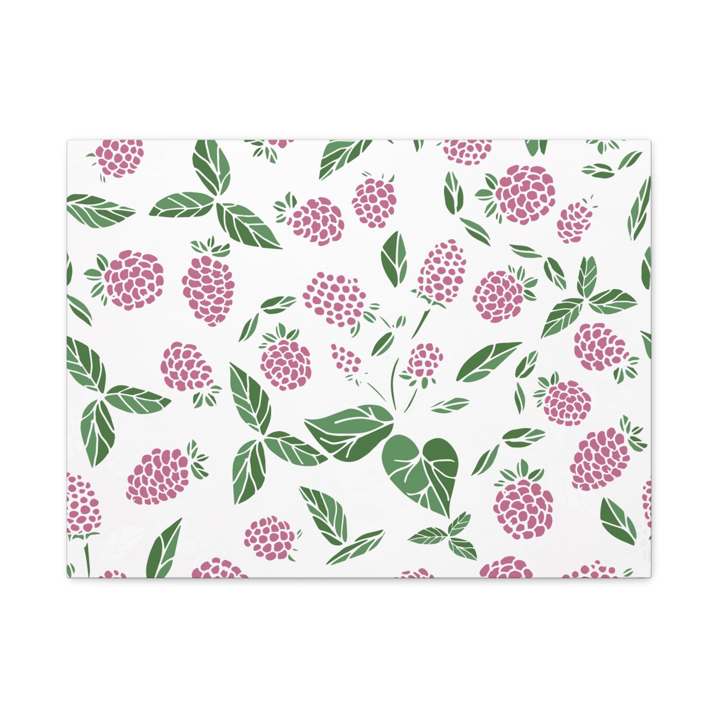 Pink Berry Canvas Art Print - Multiple Sizing Options