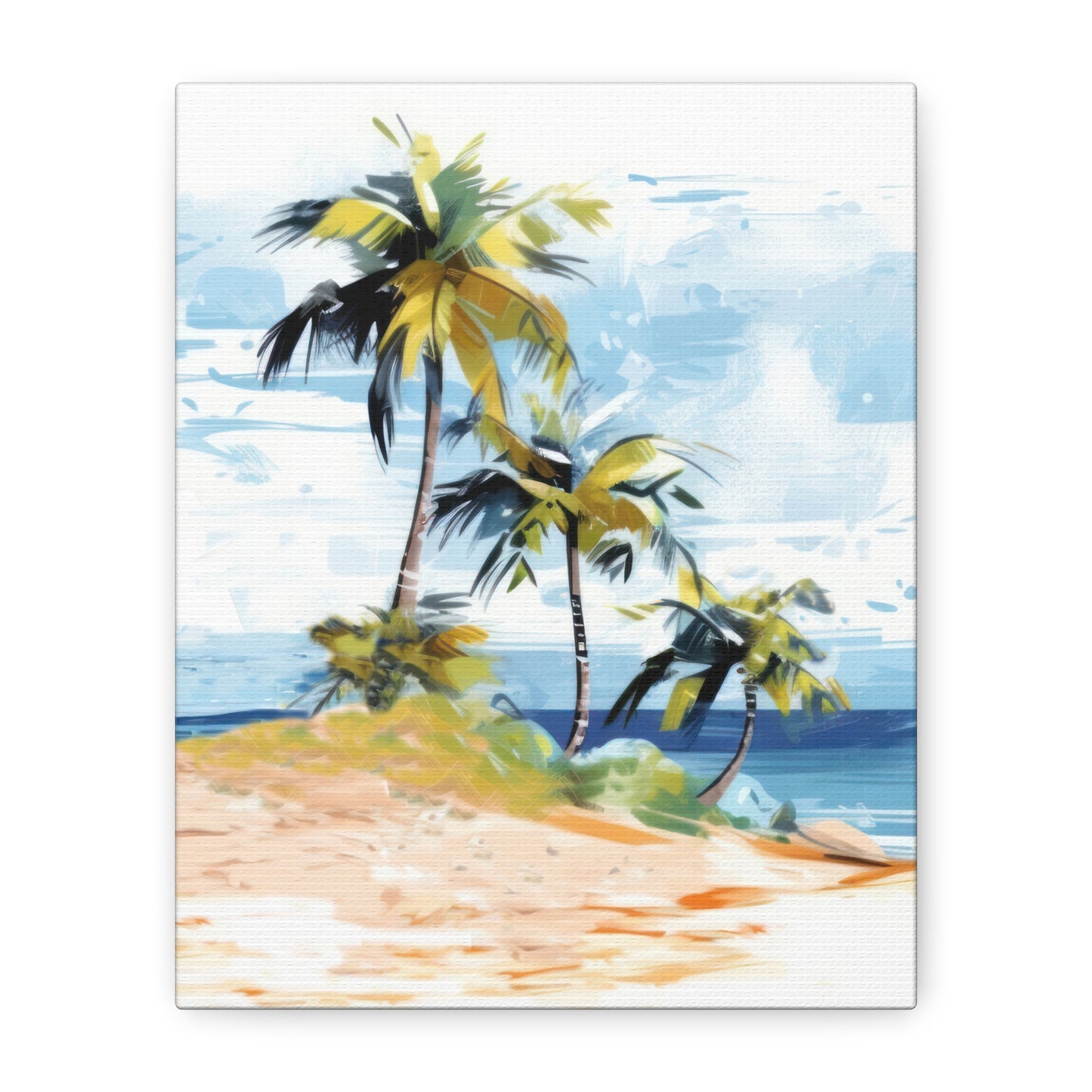 Tropical Retreat Canvas Art Print - Multiple Sizing Options