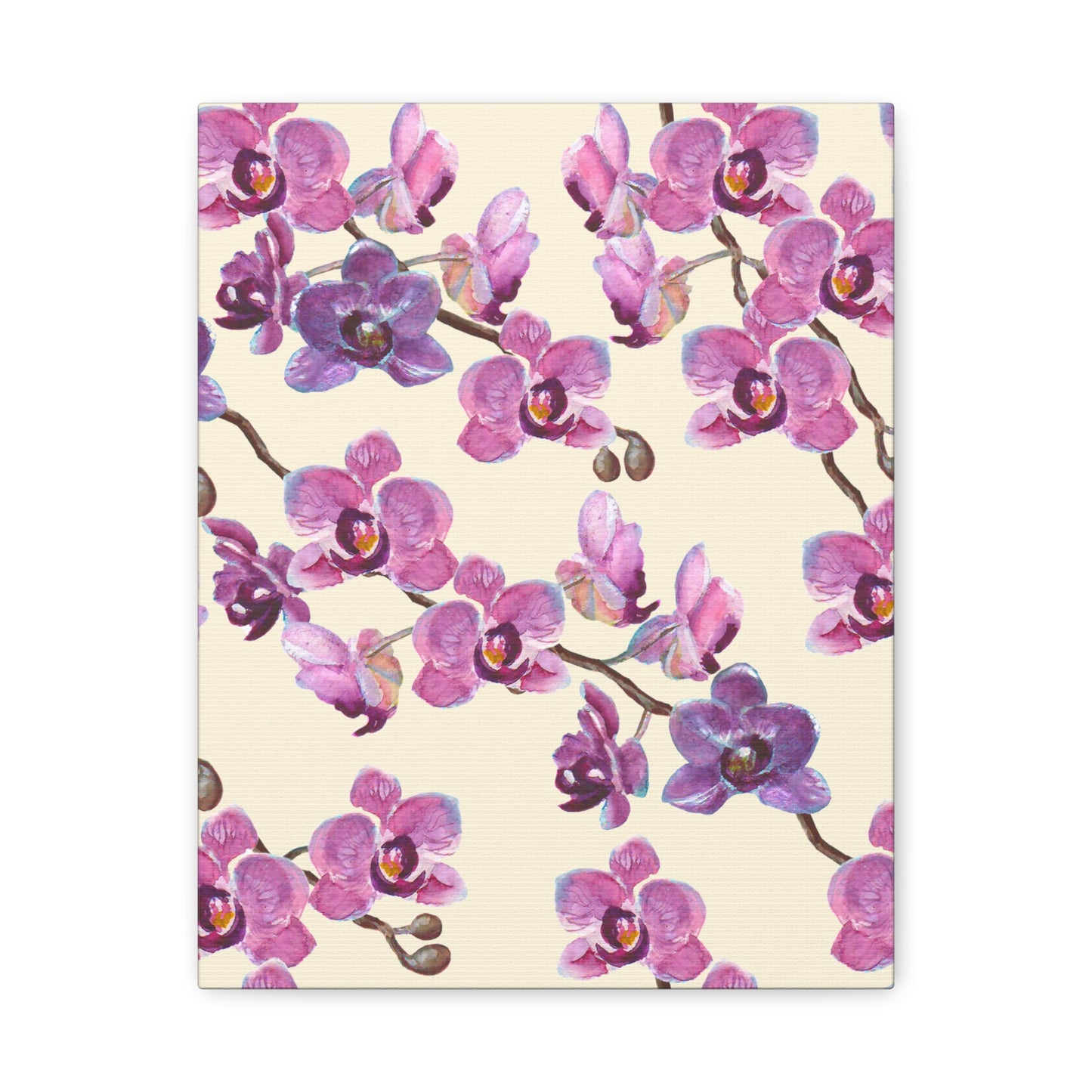 Vanilla Orchid Canvas Art Print - Multiple Sizing Options