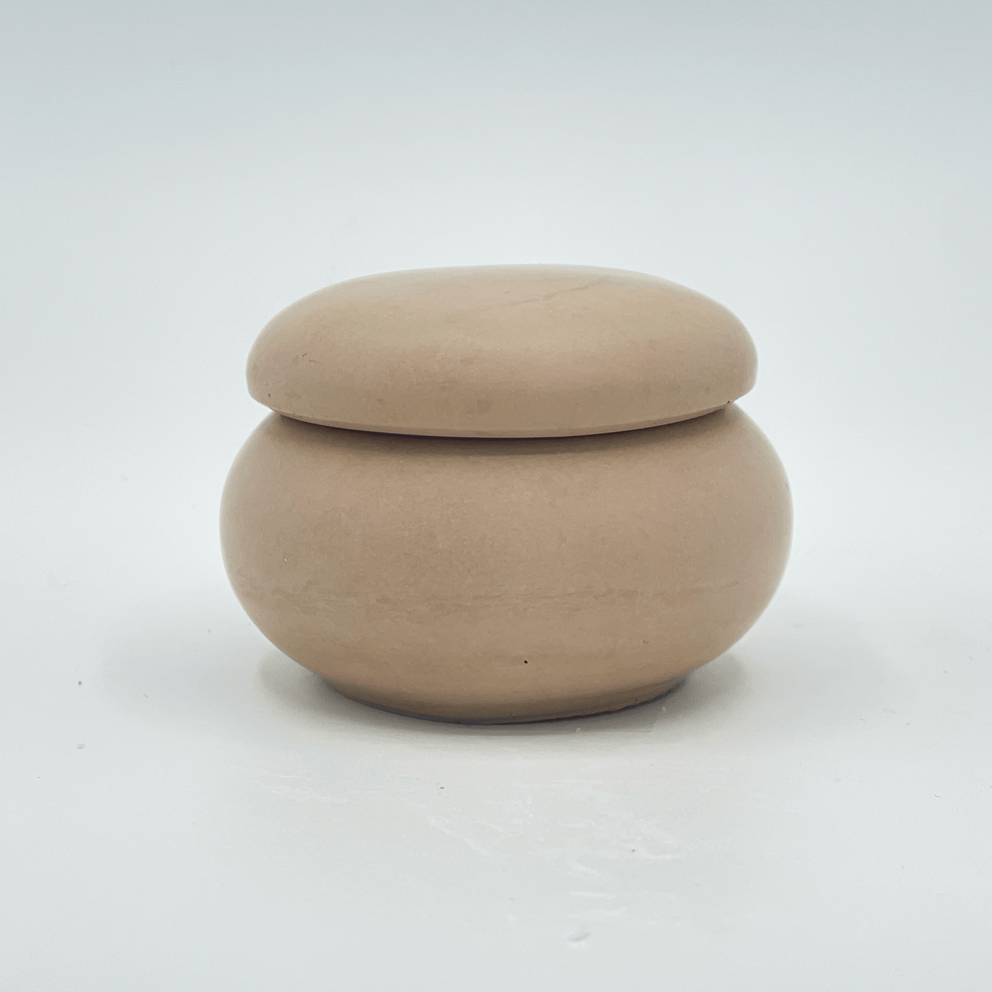 Beige Concrete Tealight Candle Holder