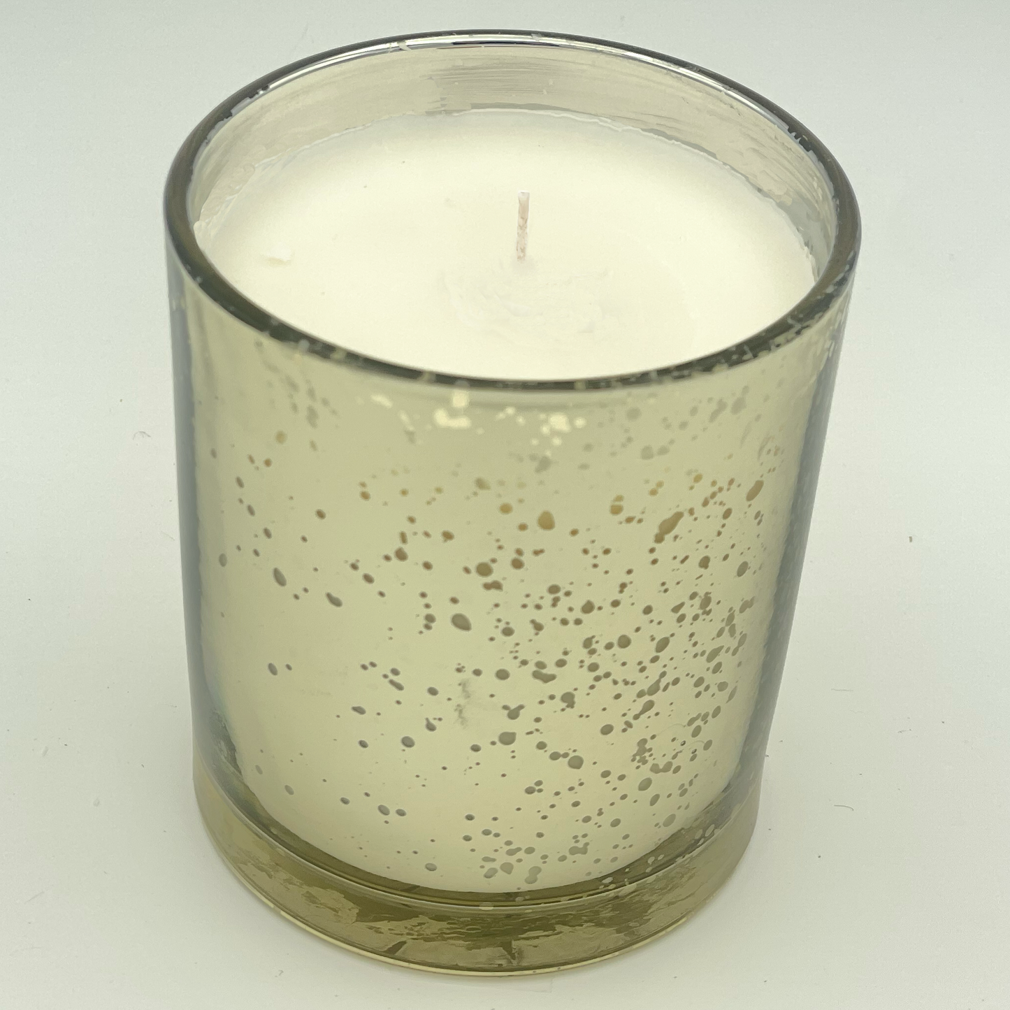 Beachwood in Gold Mercury Jar - 8 oz. Soy Wax Candle