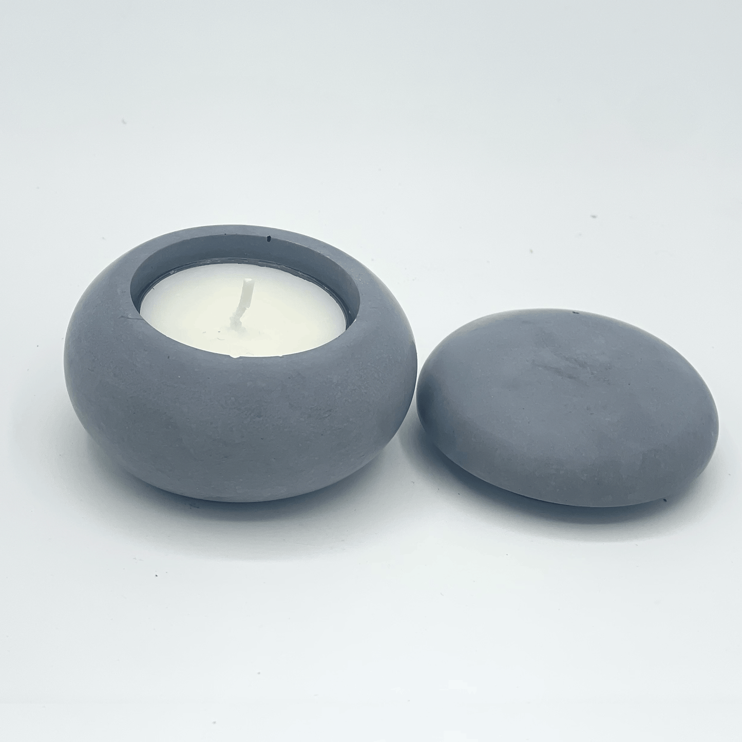 Gray Concrete Tealight Candle Holder