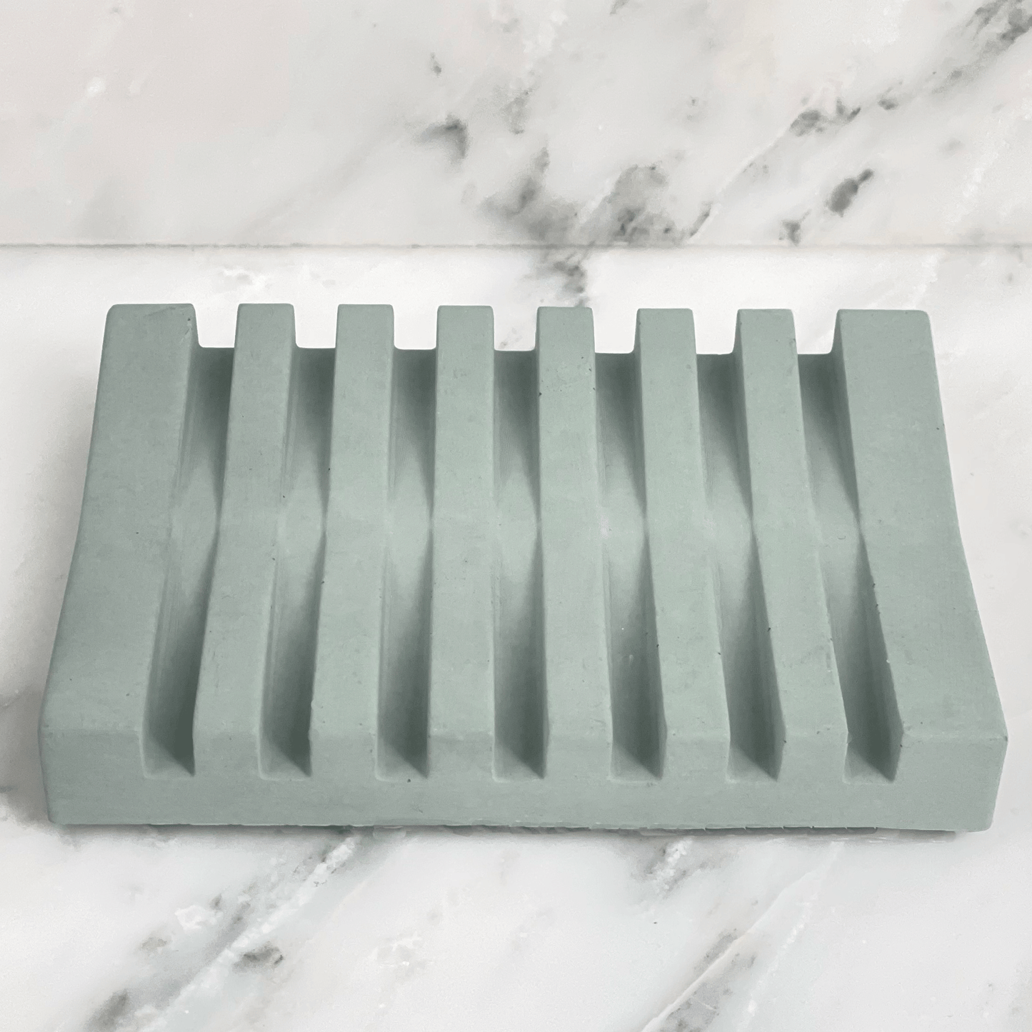 Green Concrete Soap Dish