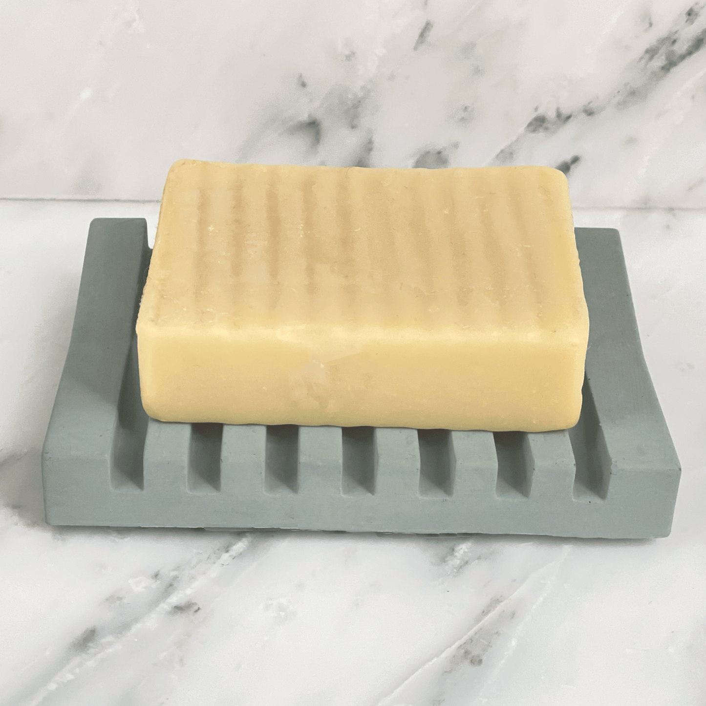 Green Concrete Soap Dish